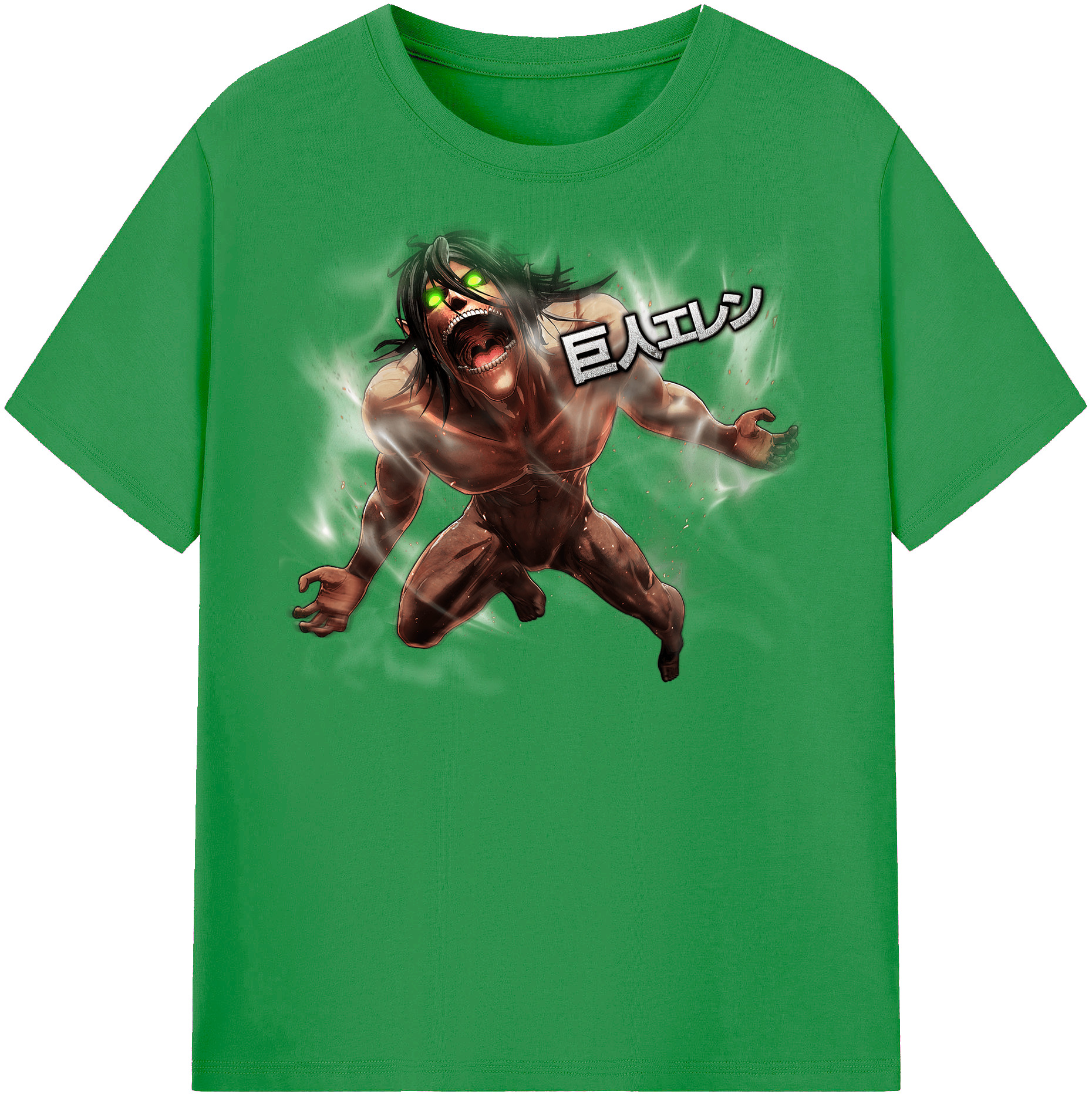 （画像用） 進撃の巨人 Attack on Titan レディースカジュアルプリントTシャツ（綿100％）