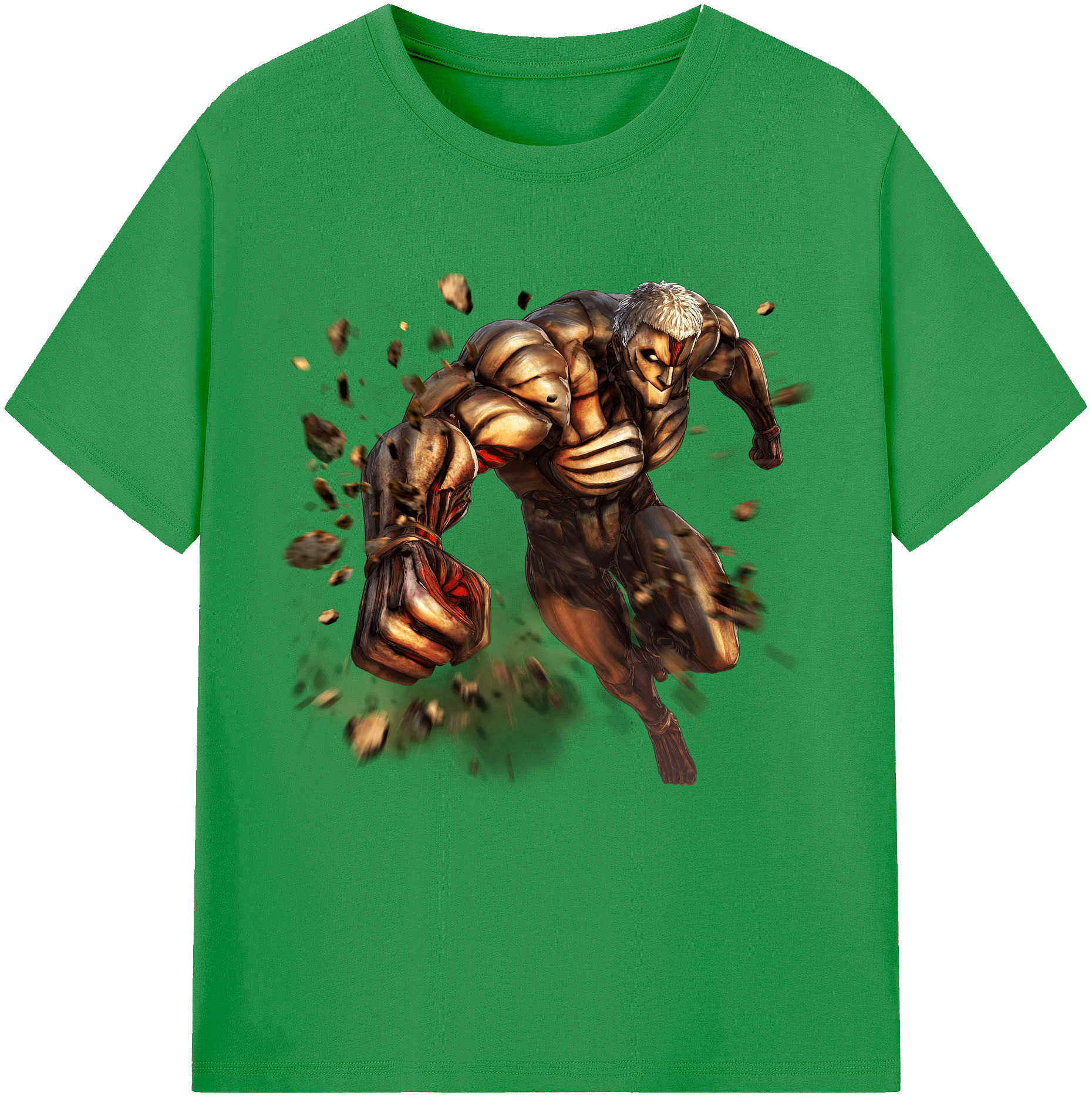 （画像用） 進撃の巨人 Attack on Titan レディースカジュアルプリントTシャツ（綿100％）