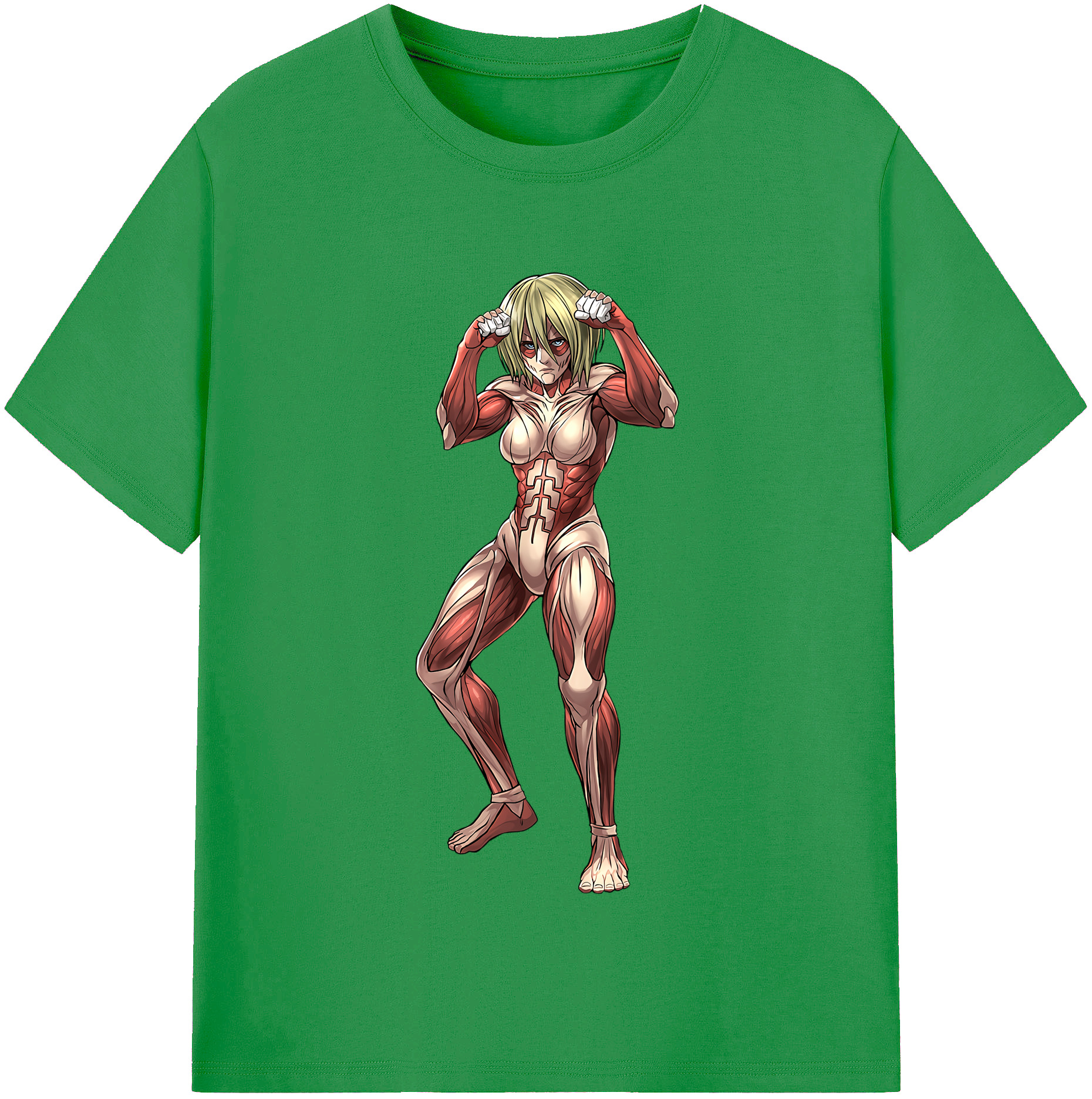 （画像用） 進撃の巨人 Attack on Titan レディースカジュアルプリントTシャツ（綿100％）