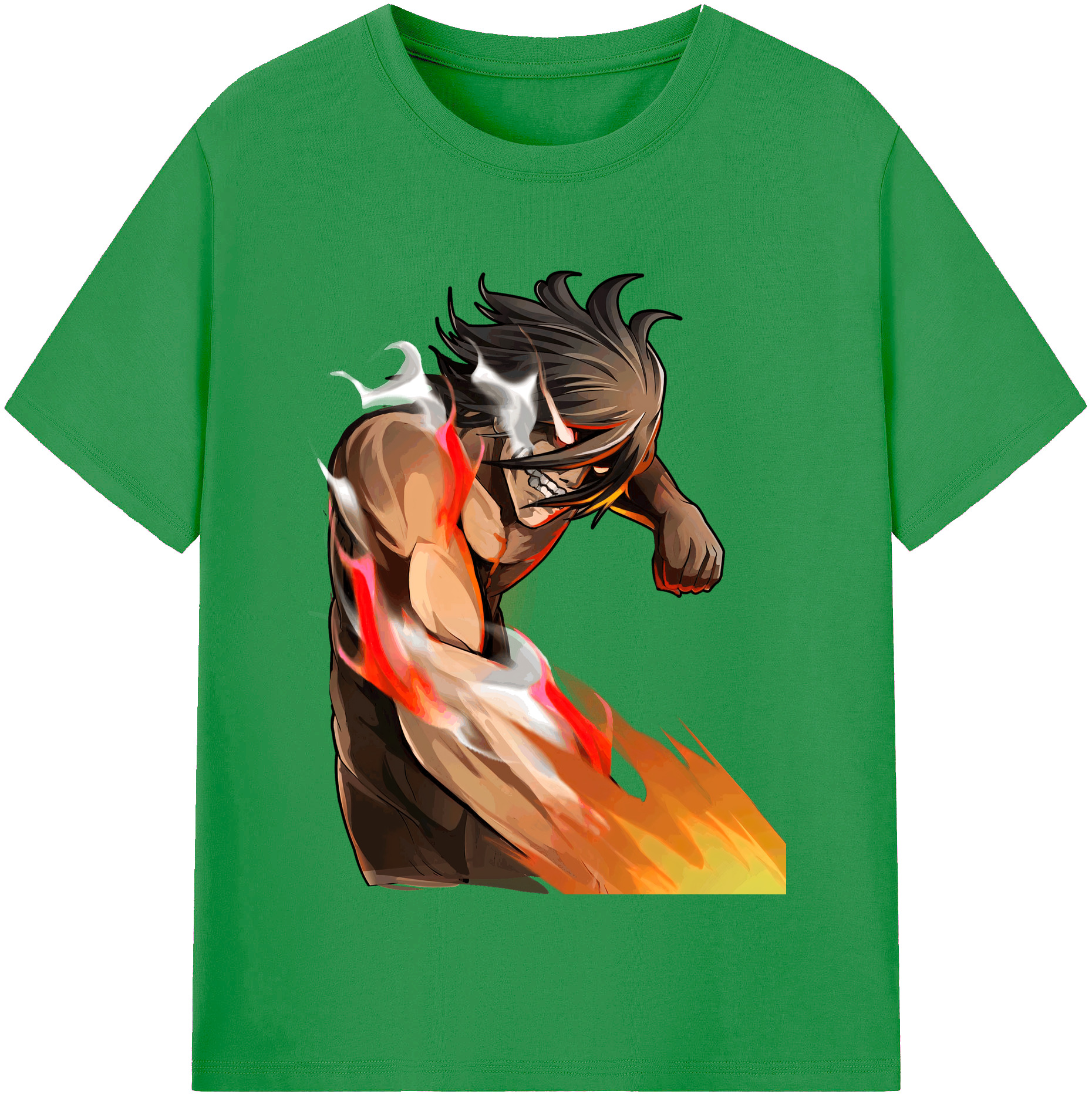 （画像用） 進撃の巨人 Attack on Titan レディースカジュアルプリントTシャツ（綿100％）
