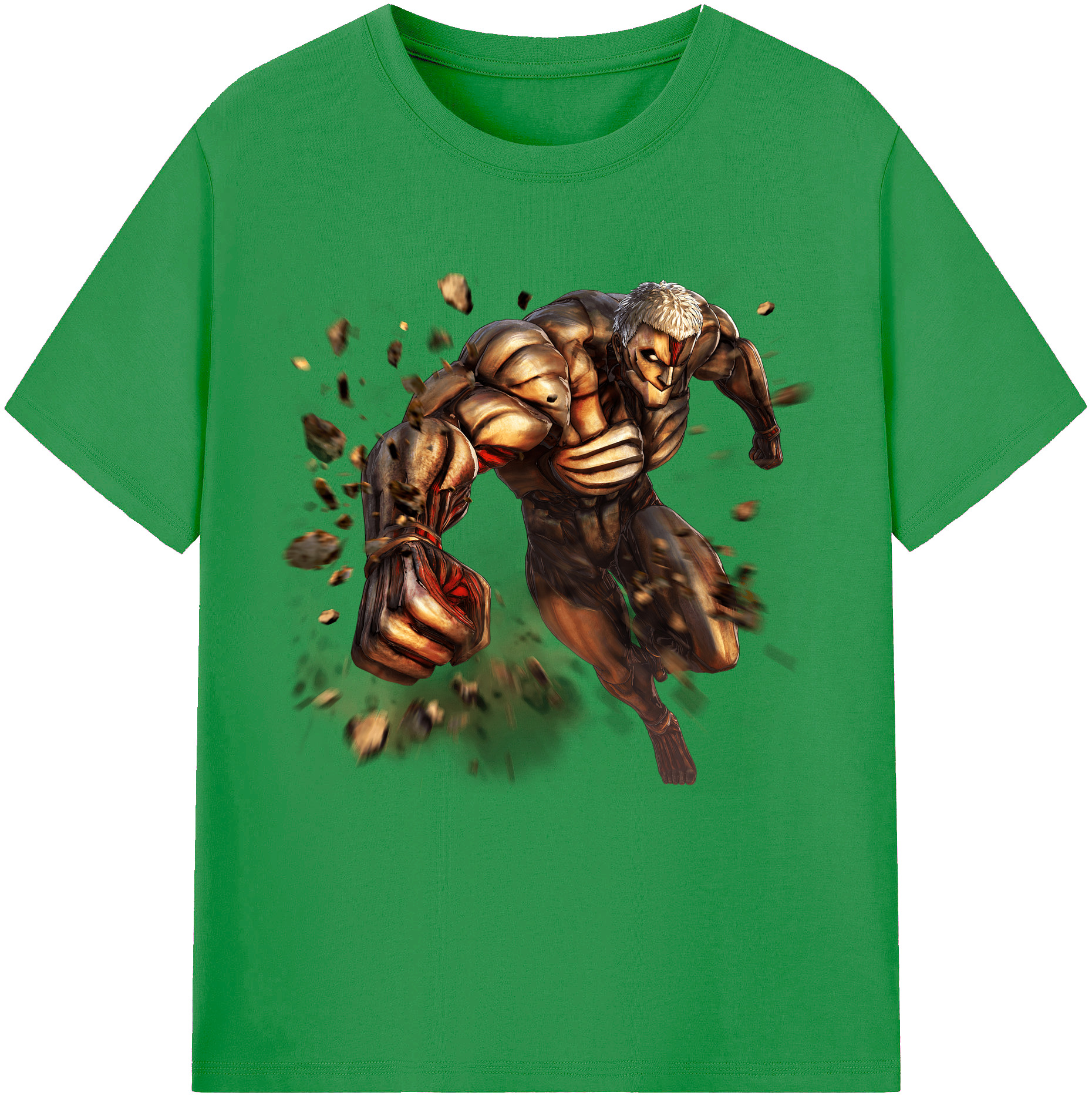 （画像用） 進撃の巨人 Attack on Titan レディースカジュアルプリントTシャツ（綿100％）