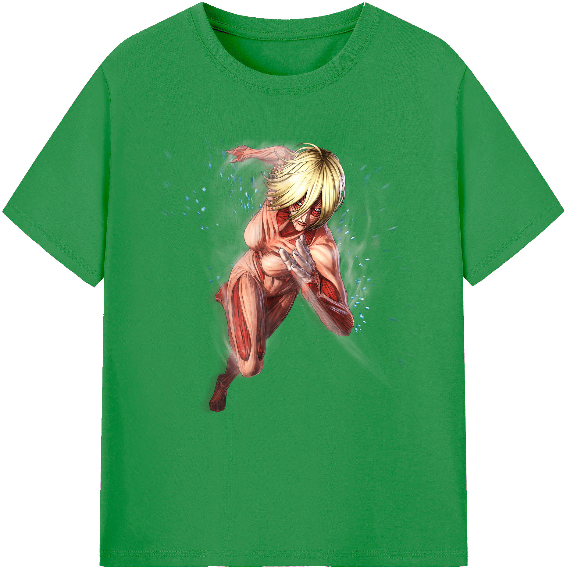 （画像用） 進撃の巨人 Attack on Titan レディースカジュアルプリントTシャツ（綿100％）