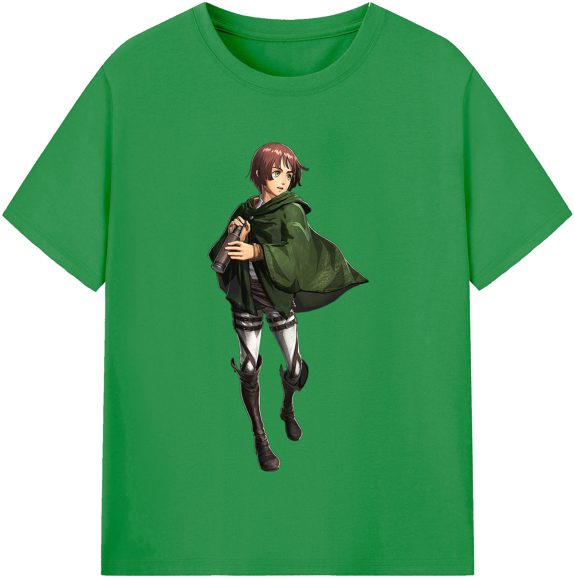 （画像用） 進撃の巨人 Attack on Titan レディースカジュアルプリントTシャツ（綿100％）