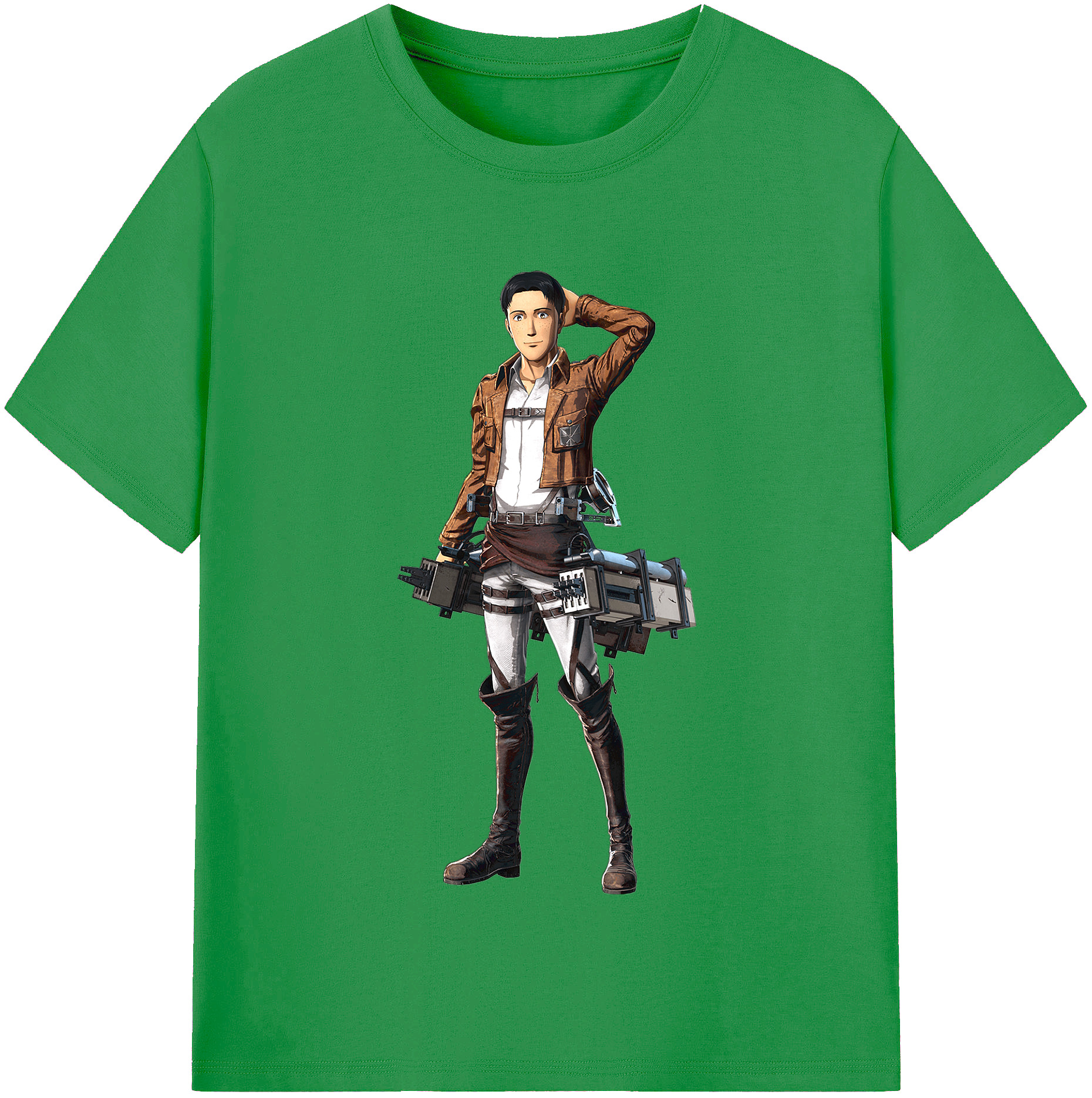 （画像用） 進撃の巨人 Attack on Titan レディースカジュアルプリントTシャツ（綿100％）