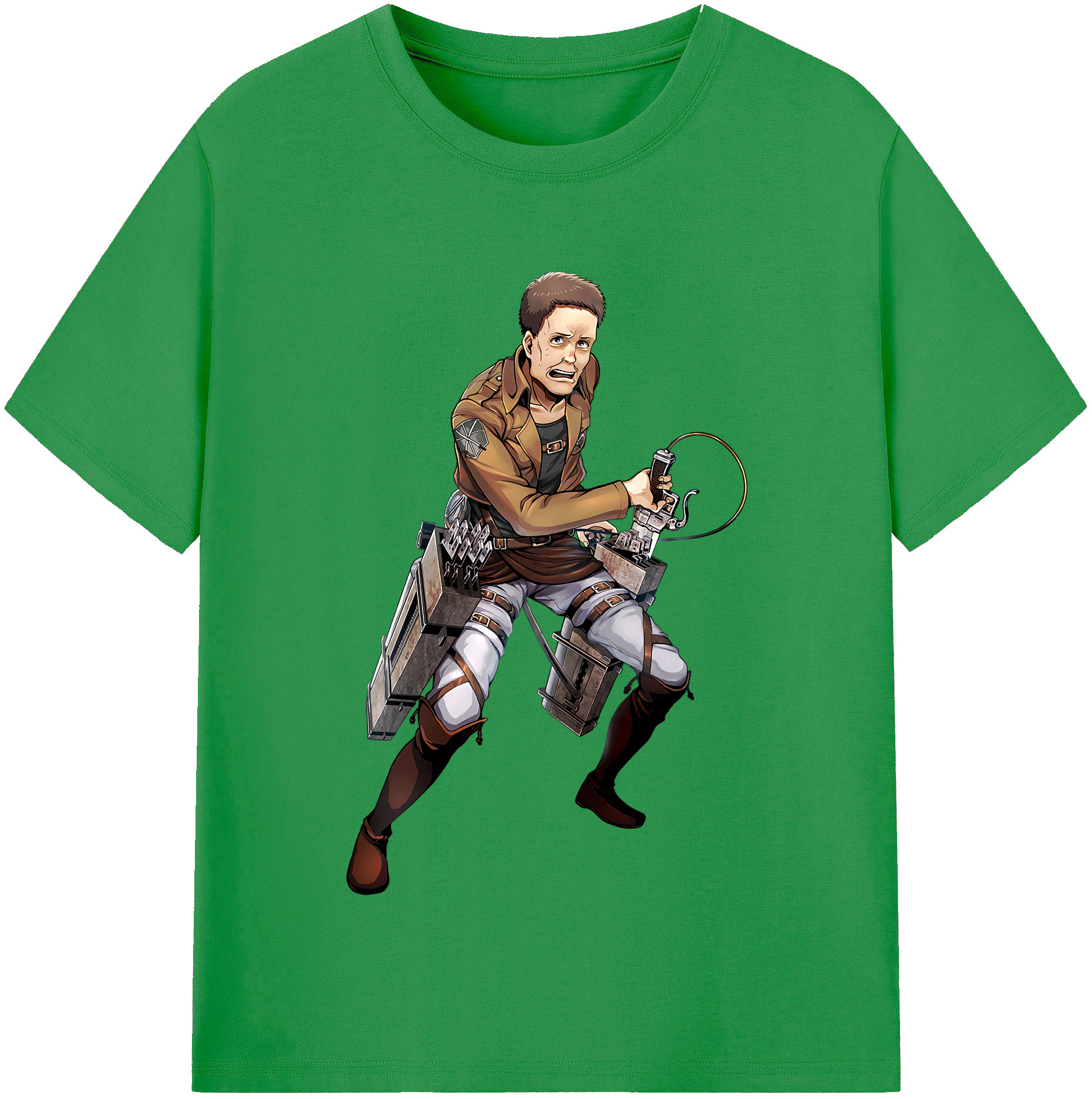 （画像用） 進撃の巨人 Attack on Titan レディースカジュアルプリントTシャツ（綿100％）