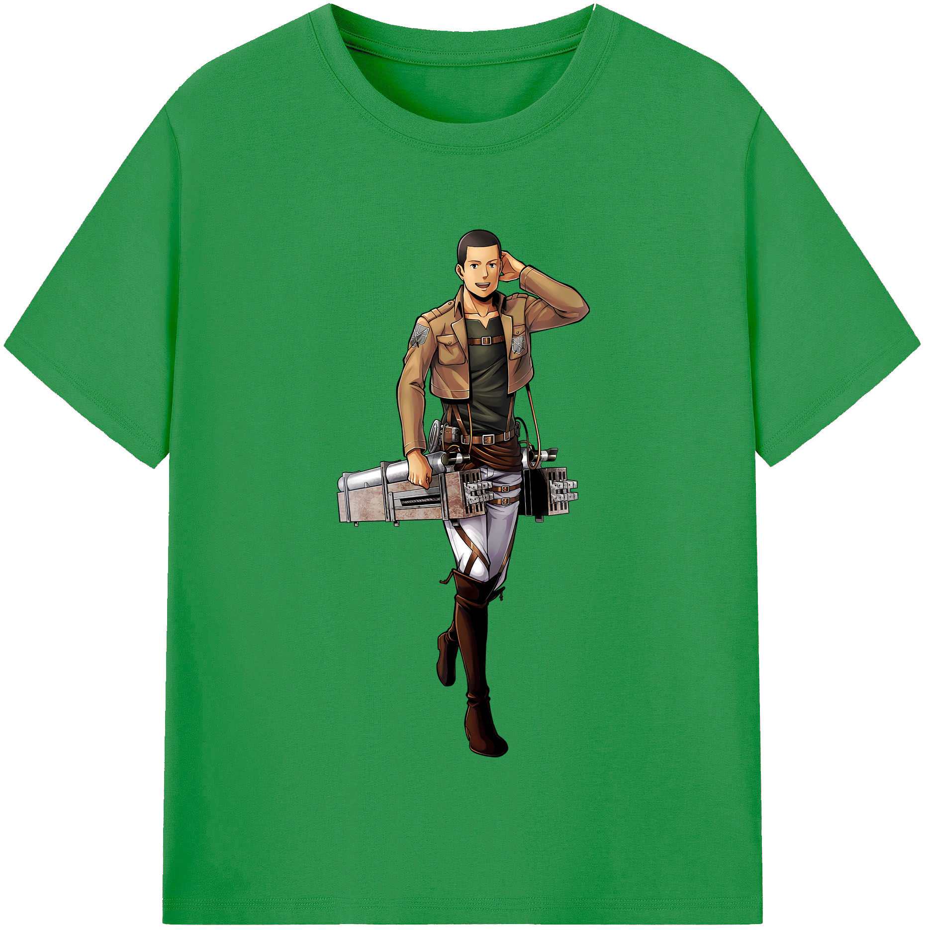 （画像用） 進撃の巨人 Attack on Titan レディースカジュアルプリントTシャツ（綿100％）