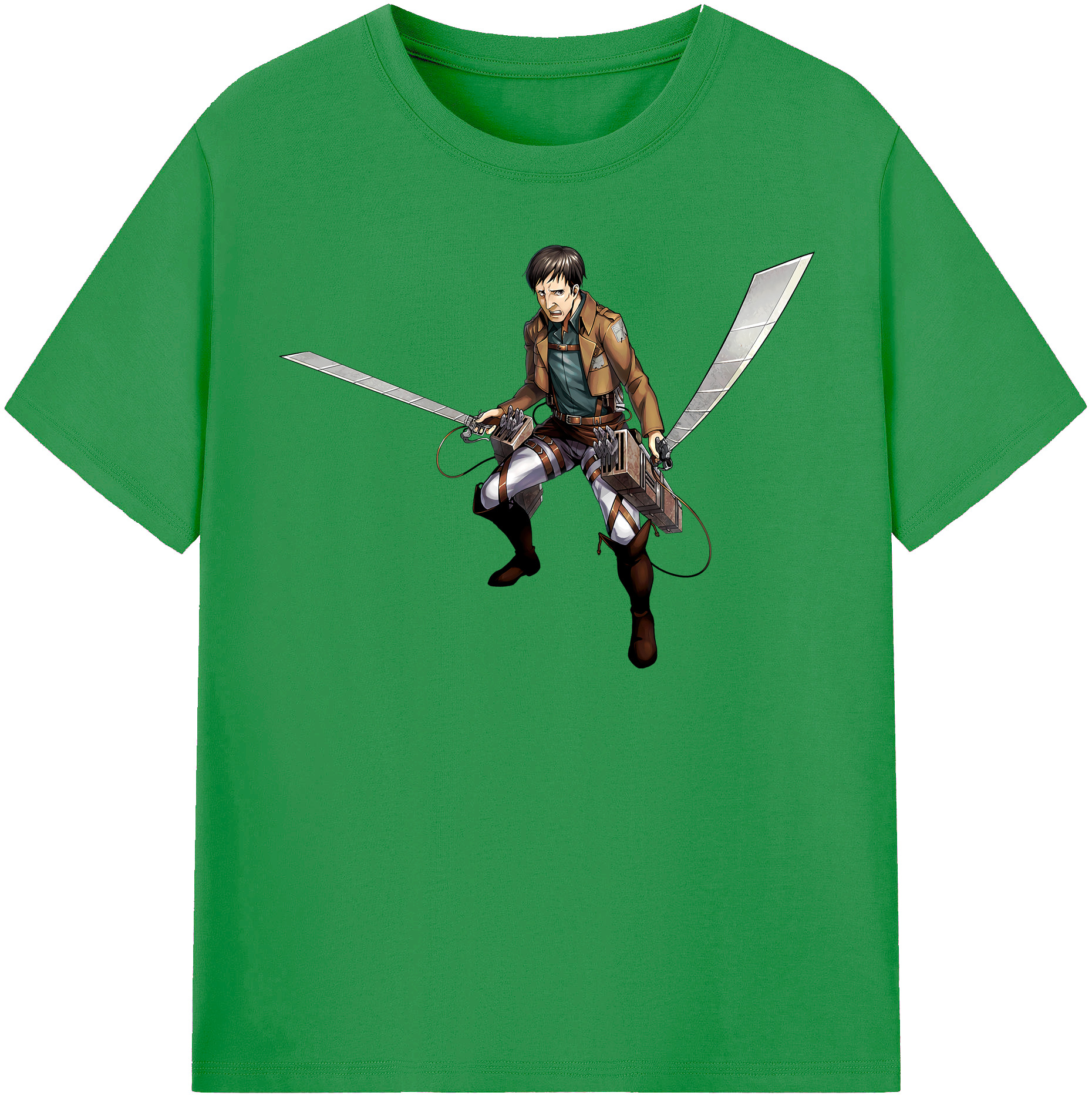 （画像用） 進撃の巨人 Attack on Titan レディースカジュアルプリントTシャツ（綿100％）