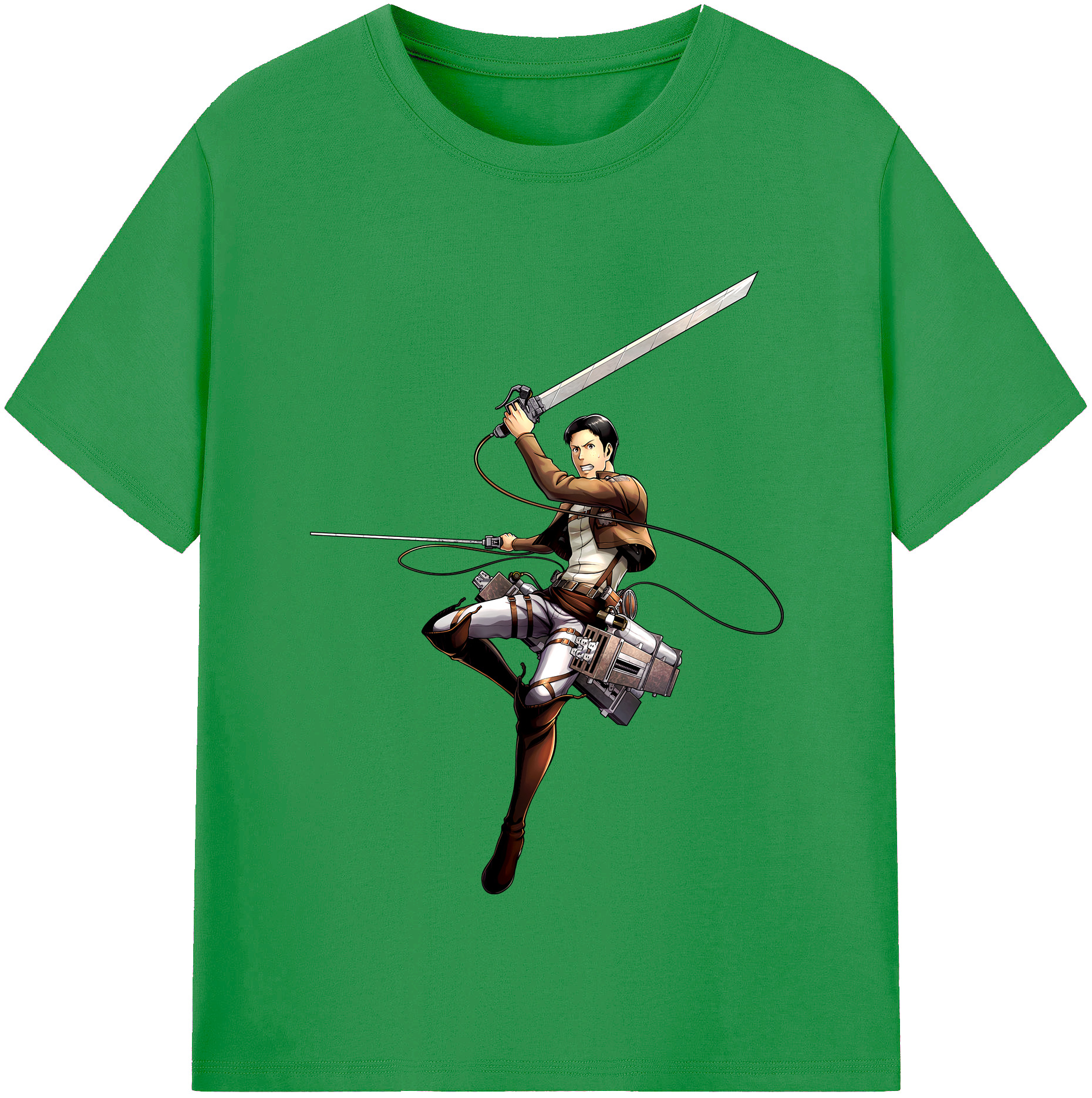 （画像用） 進撃の巨人 Attack on Titan レディースカジュアルプリントTシャツ（綿100％）
