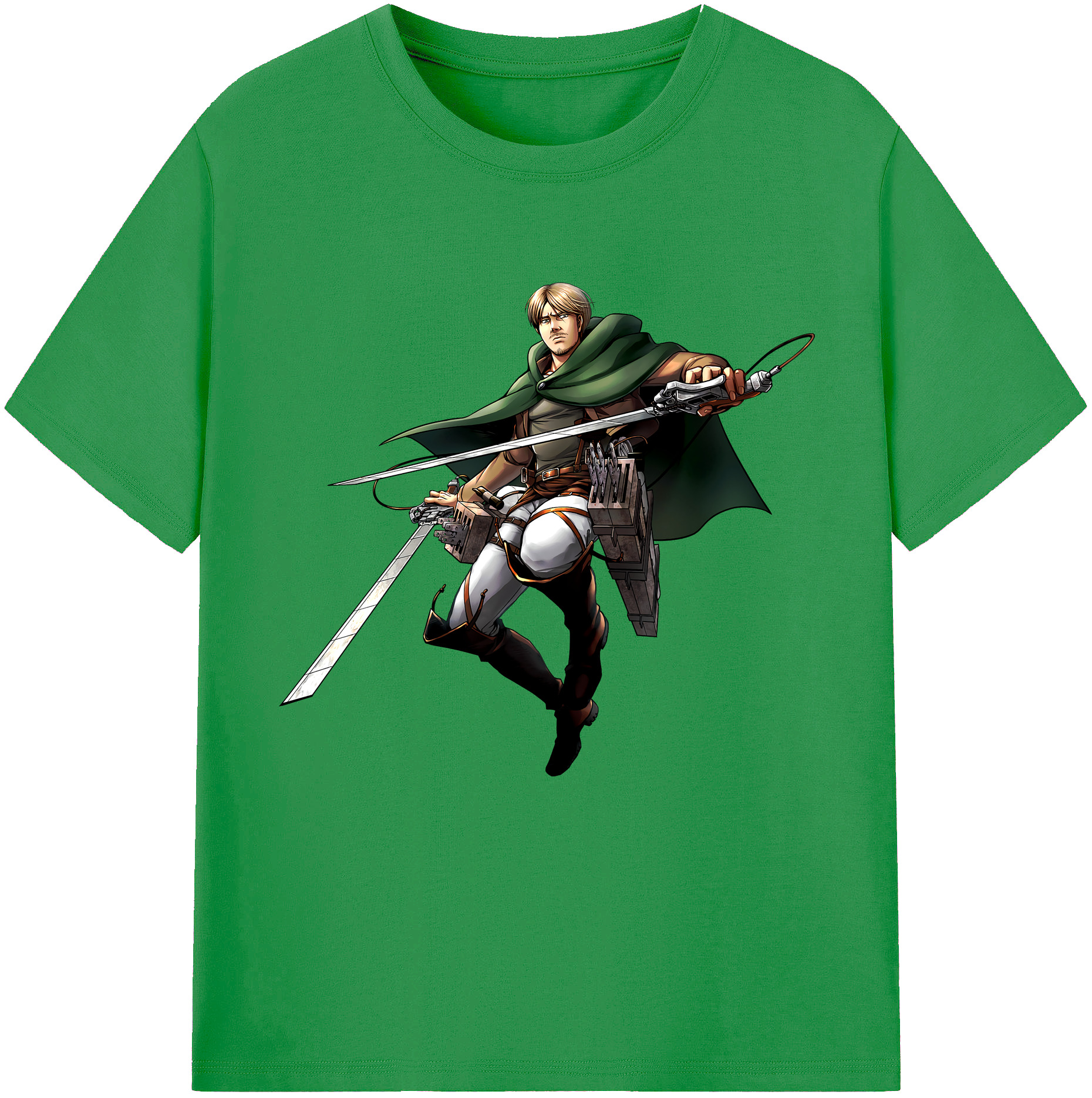 （画像用） 進撃の巨人 Attack on Titan レディースカジュアルプリントTシャツ（綿100％）