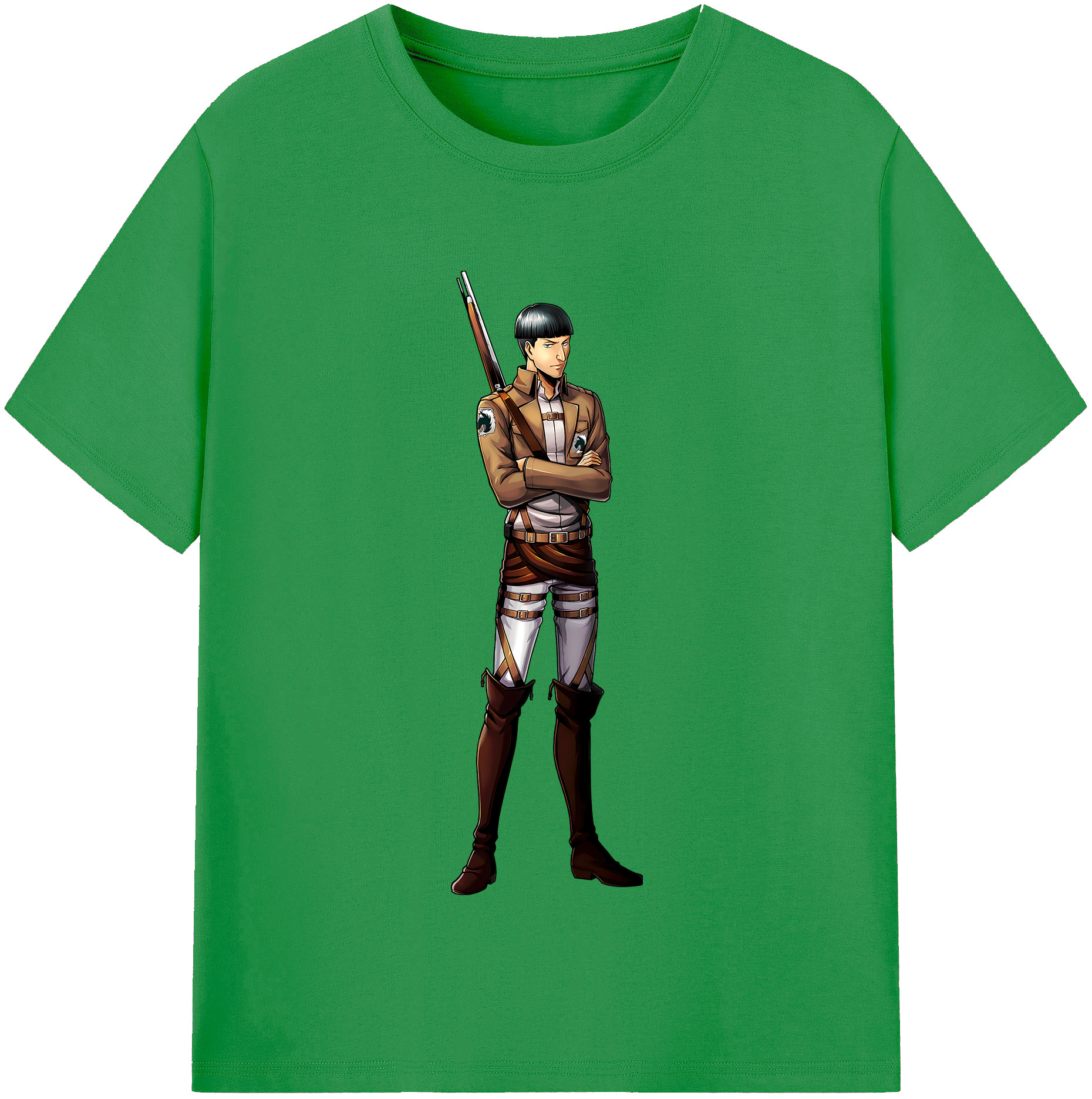 （画像用） 進撃の巨人 Attack on Titan レディースカジュアルプリントTシャツ（綿100％）