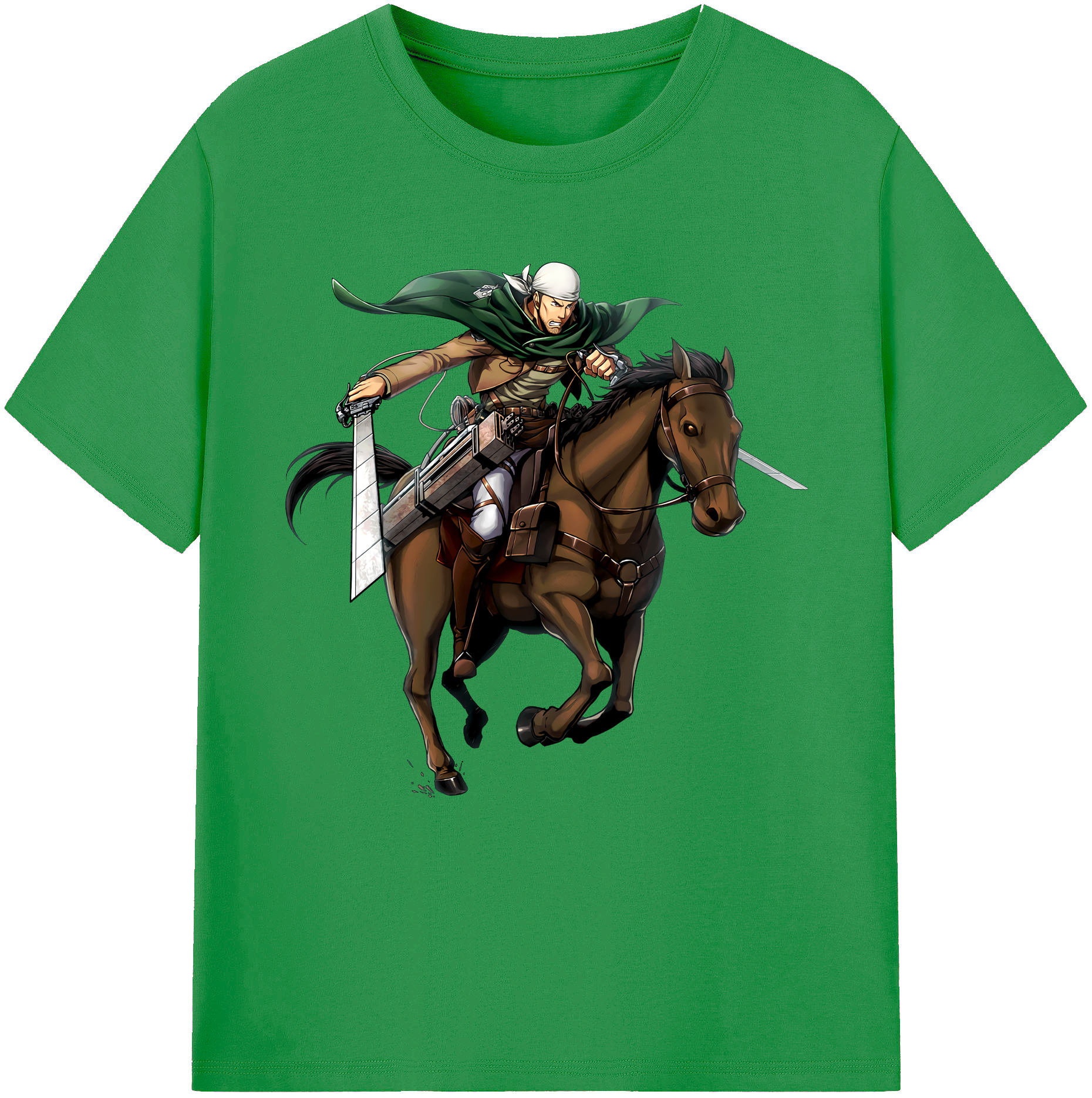 （画像用） 進撃の巨人 Attack on Titan レディースカジュアルプリントTシャツ（綿100％）