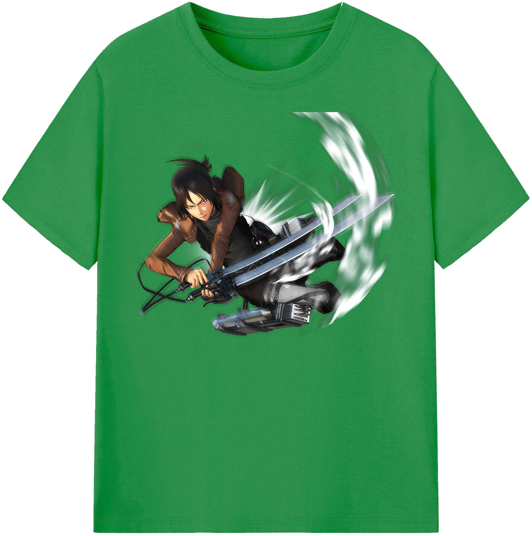 （画像用） 進撃の巨人 Attack on Titan レディースカジュアルプリントTシャツ（綿100％）