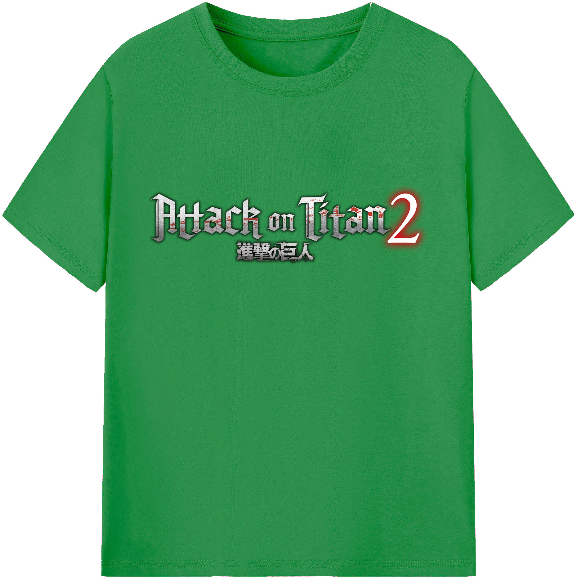 （画像用） 進撃の巨人 Attack on Titan レディースカジュアルプリントTシャツ（綿100％）