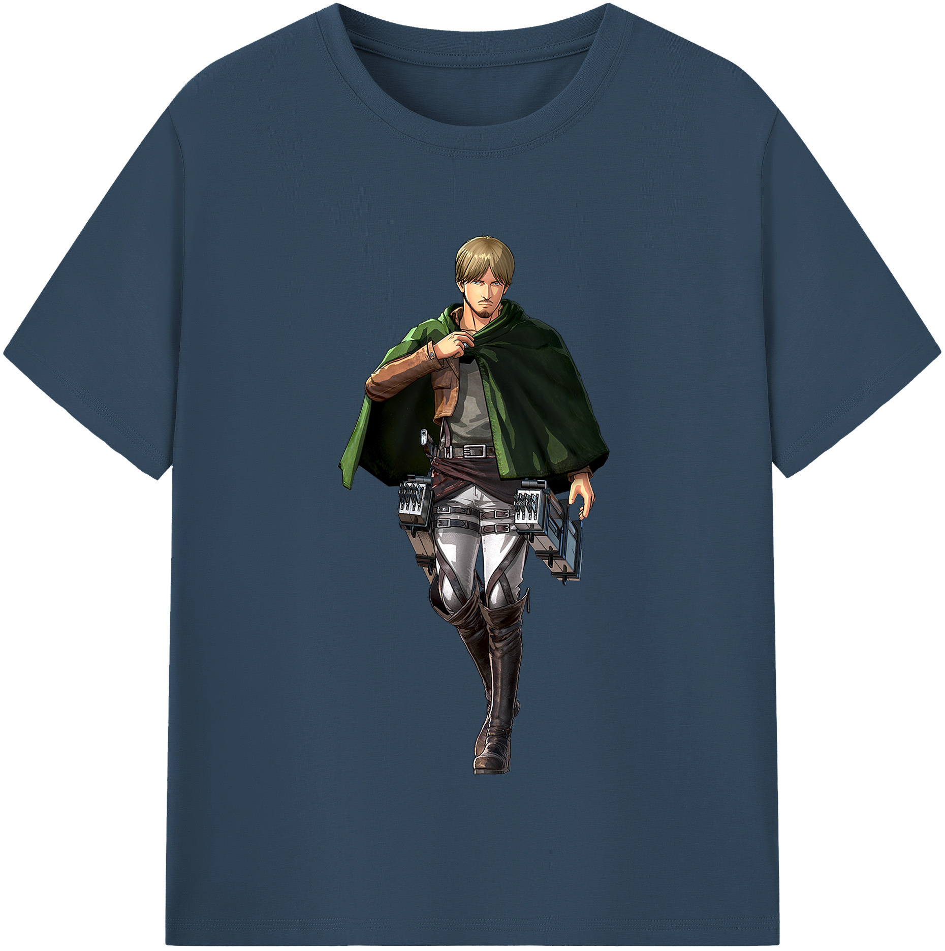 （画像用） 進撃の巨人 ミケ·ザカリアス Attack on Titan Mike Zakarius レディースカジュアルプリントTシャツ（綿100％）