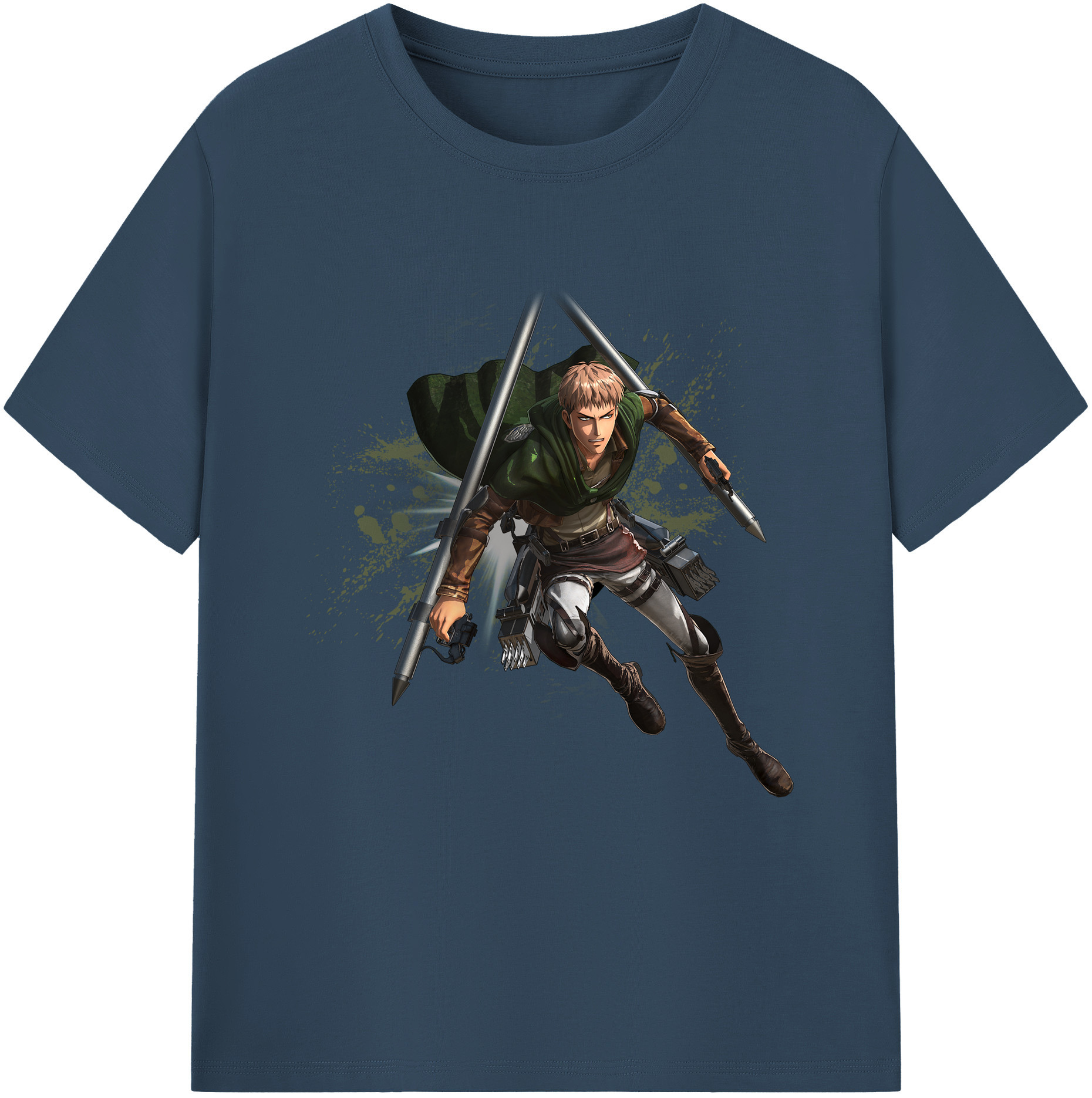 （画像用） 進撃の巨人 ジャン・キルシュタイン Attack on Titan Jean Kirstein レディースカジュアルプリントTシャツ（綿100％）