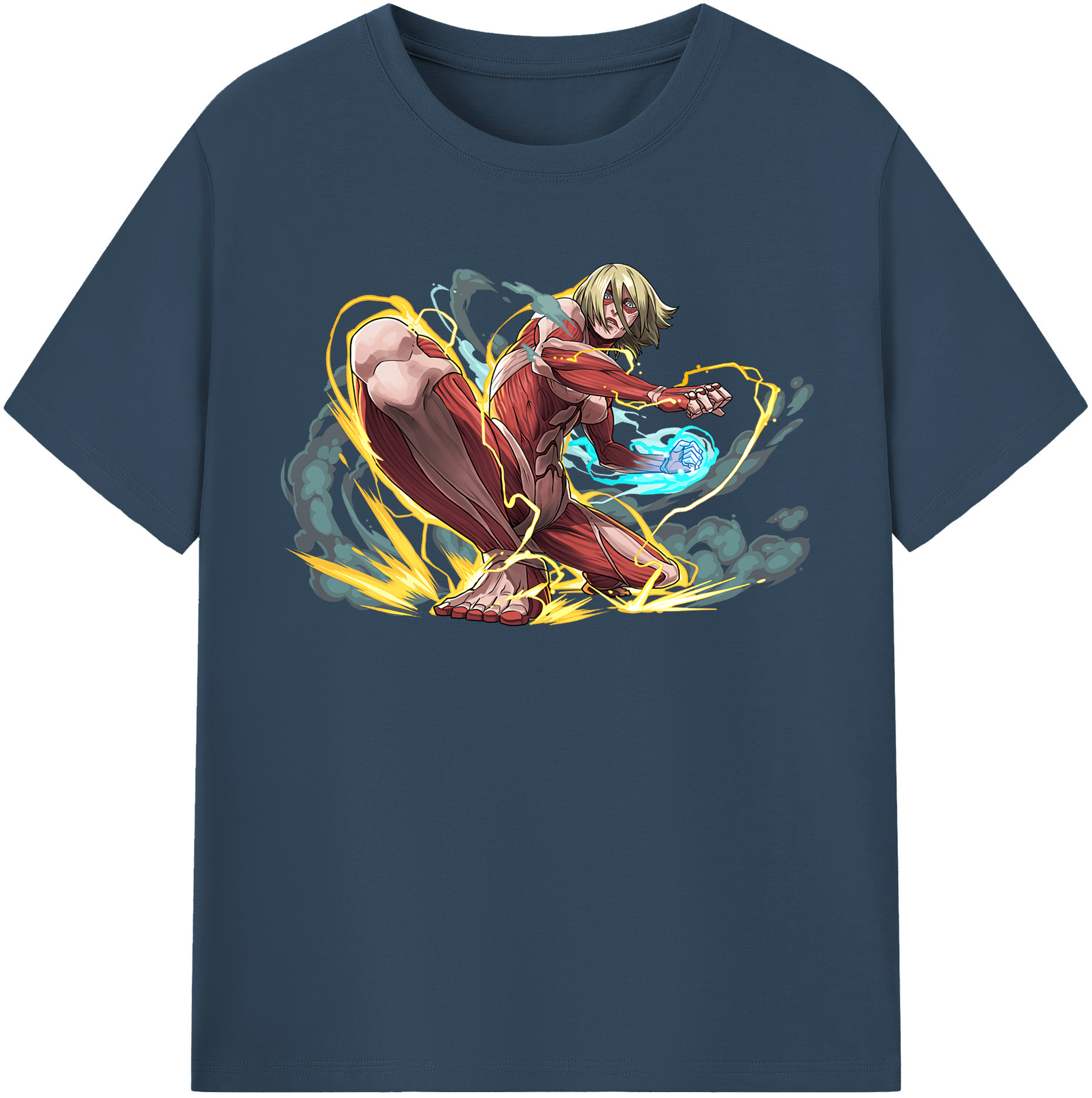 （画像用） 進撃の巨人 Attack on Titan レディースカジュアルプリントTシャツ（綿100％）