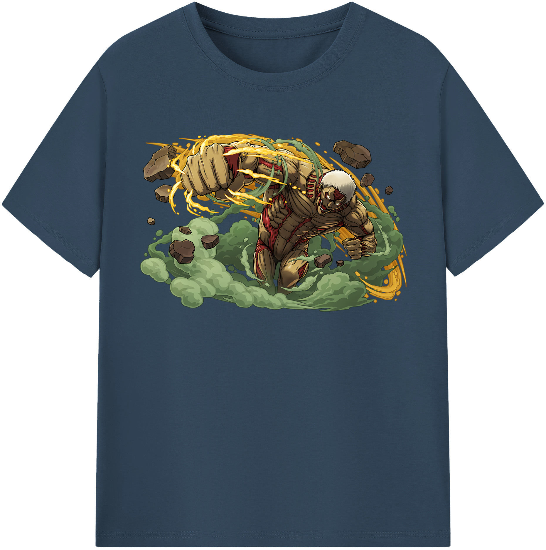 （画像用） 進撃の巨人 Attack on Titan レディースカジュアルプリントTシャツ（綿100％）