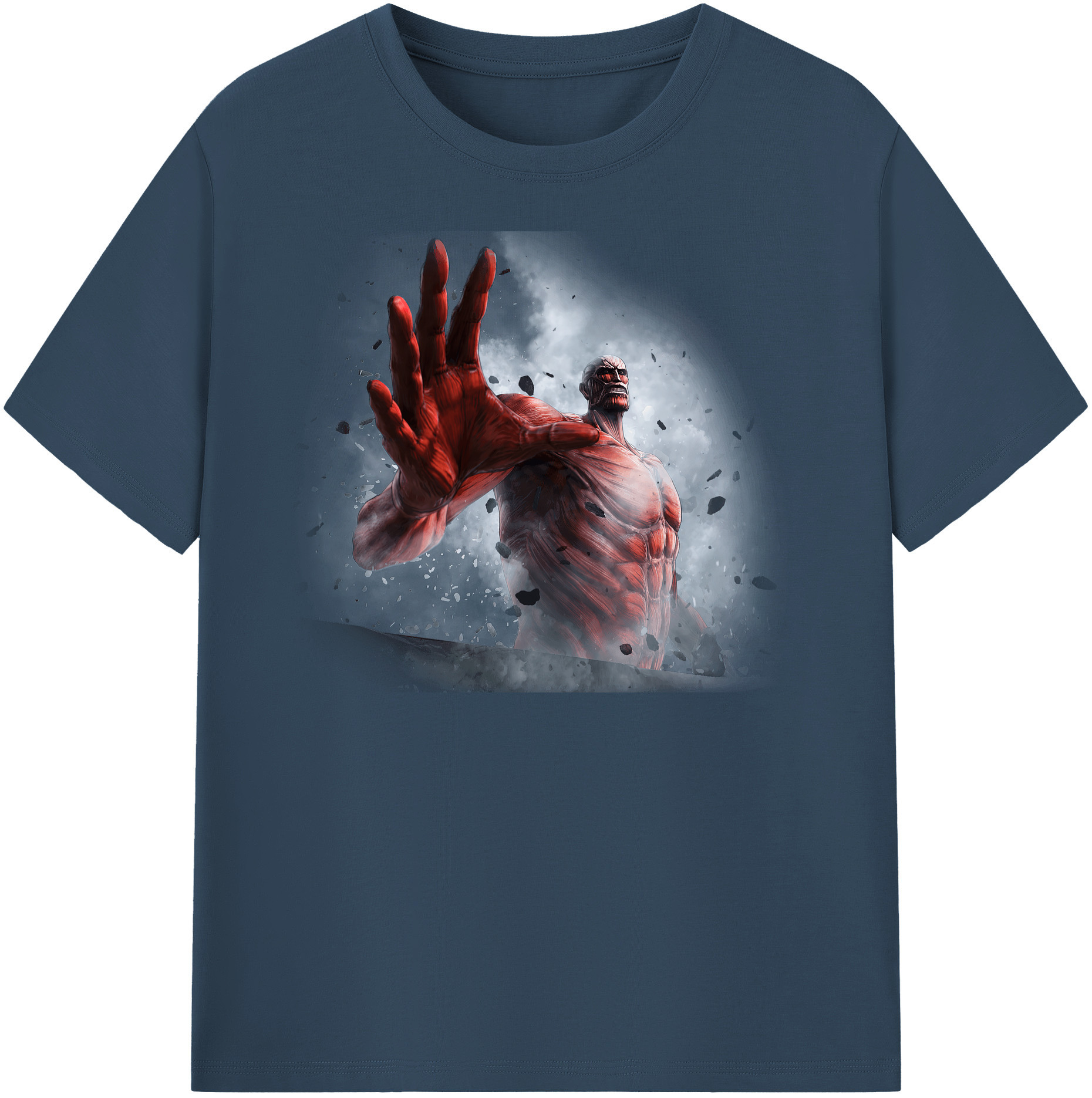 （画像用） 進撃の巨人 Attack on Titan レディースカジュアルプリントTシャツ（綿100％）