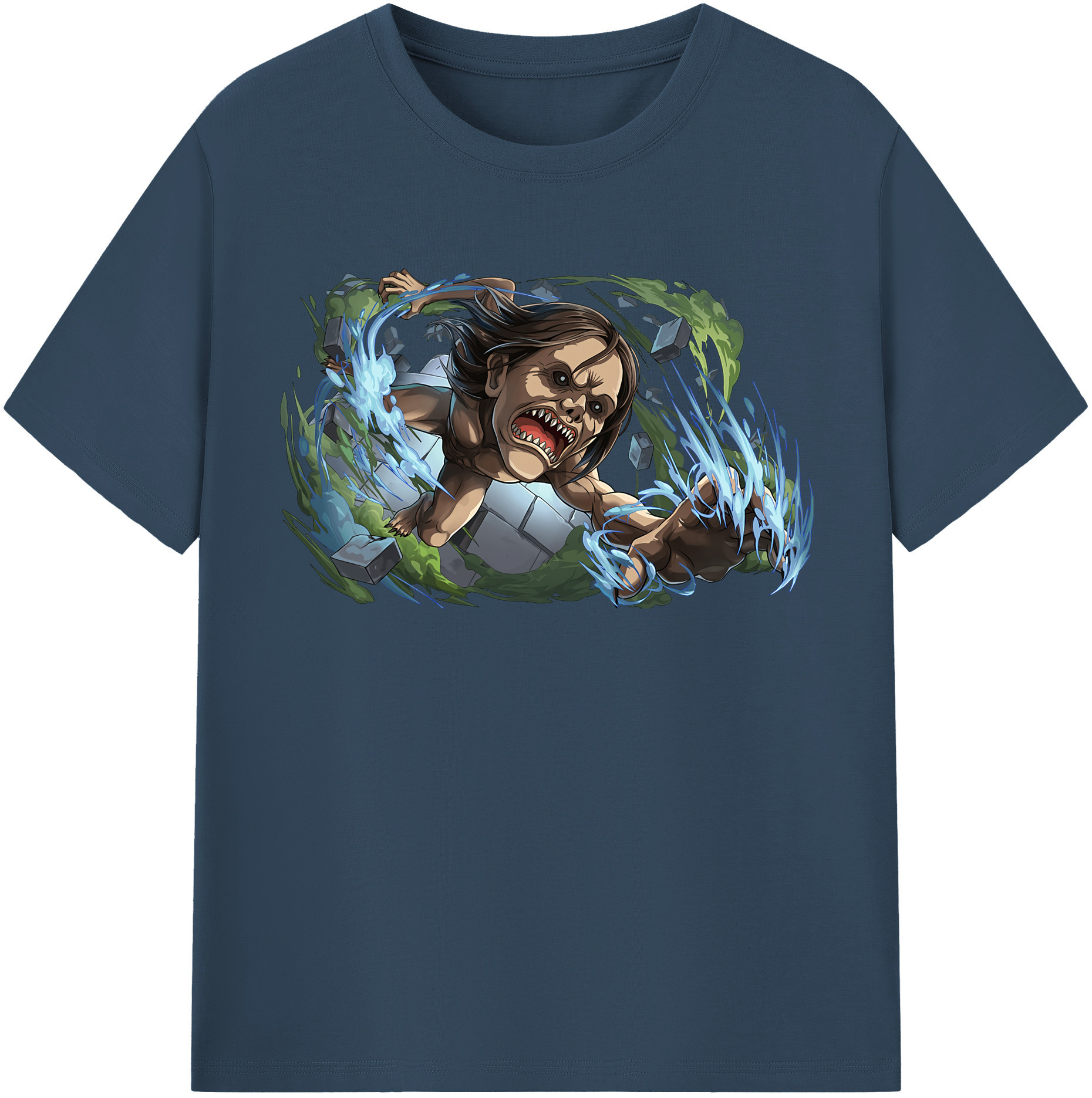 （画像用） 進撃の巨人 Attack on Titan レディースカジュアルプリントTシャツ（綿100％）