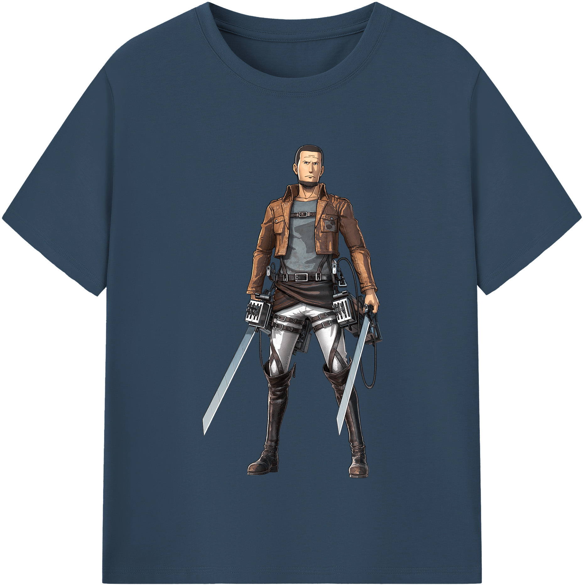 （画像用） 進撃の巨人 Attack on Titan レディースカジュアルプリントTシャツ（綿100％）
