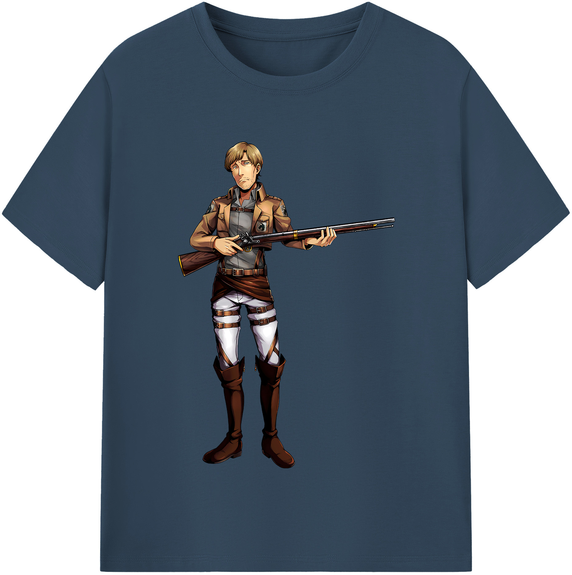 （画像用） 進撃の巨人 Attack on Titan レディースカジュアルプリントTシャツ（綿100％）