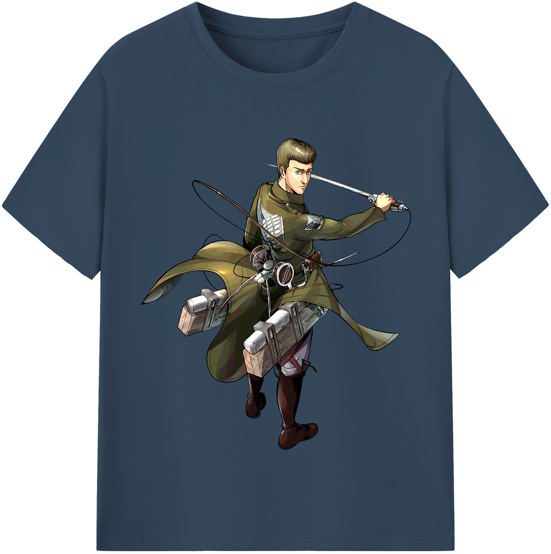 （画像用） 進撃の巨人 Attack on Titan レディースカジュアルプリントTシャツ（綿100％）