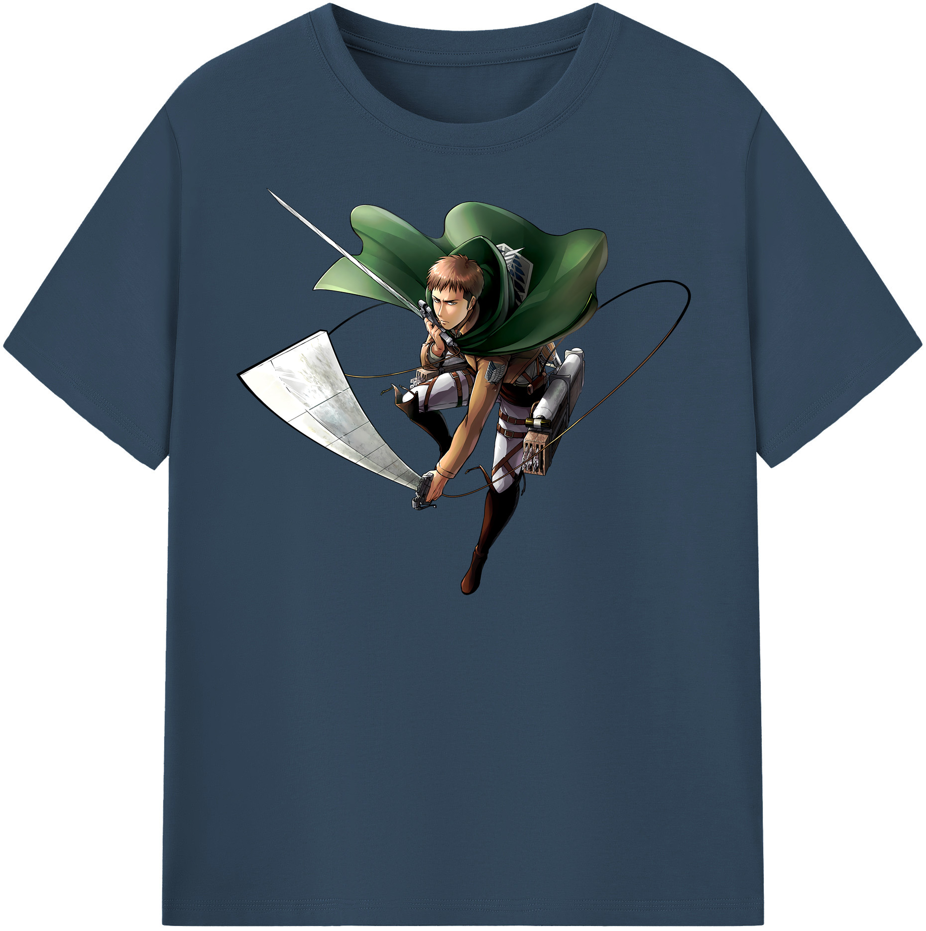 （画像用） 進撃の巨人 Attack on Titan レディースカジュアルプリントTシャツ（綿100％）