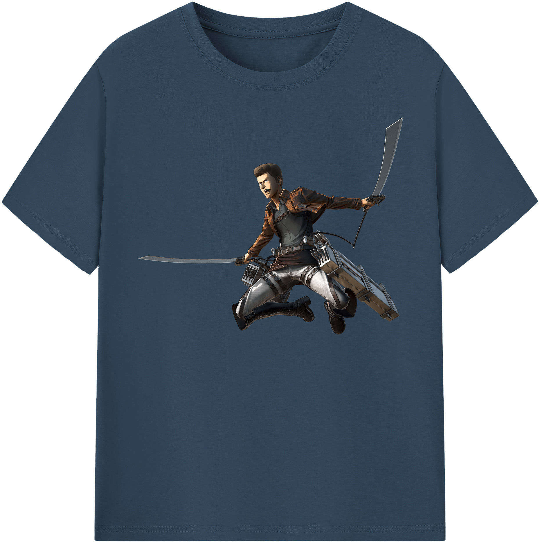 （画像用） 進撃の巨人 Attack on Titan レディースカジュアルプリントTシャツ（綿100％）
