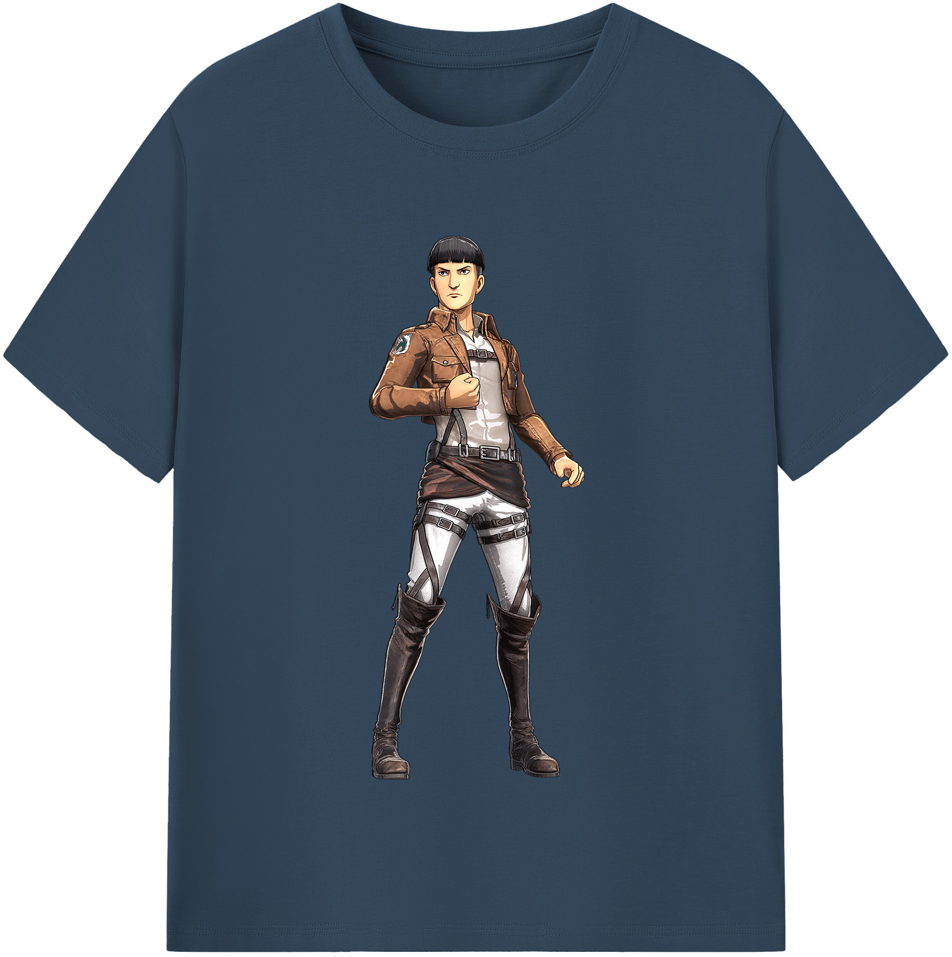 （画像用） 進撃の巨人 Attack on Titan レディースカジュアルプリントTシャツ（綿100％）