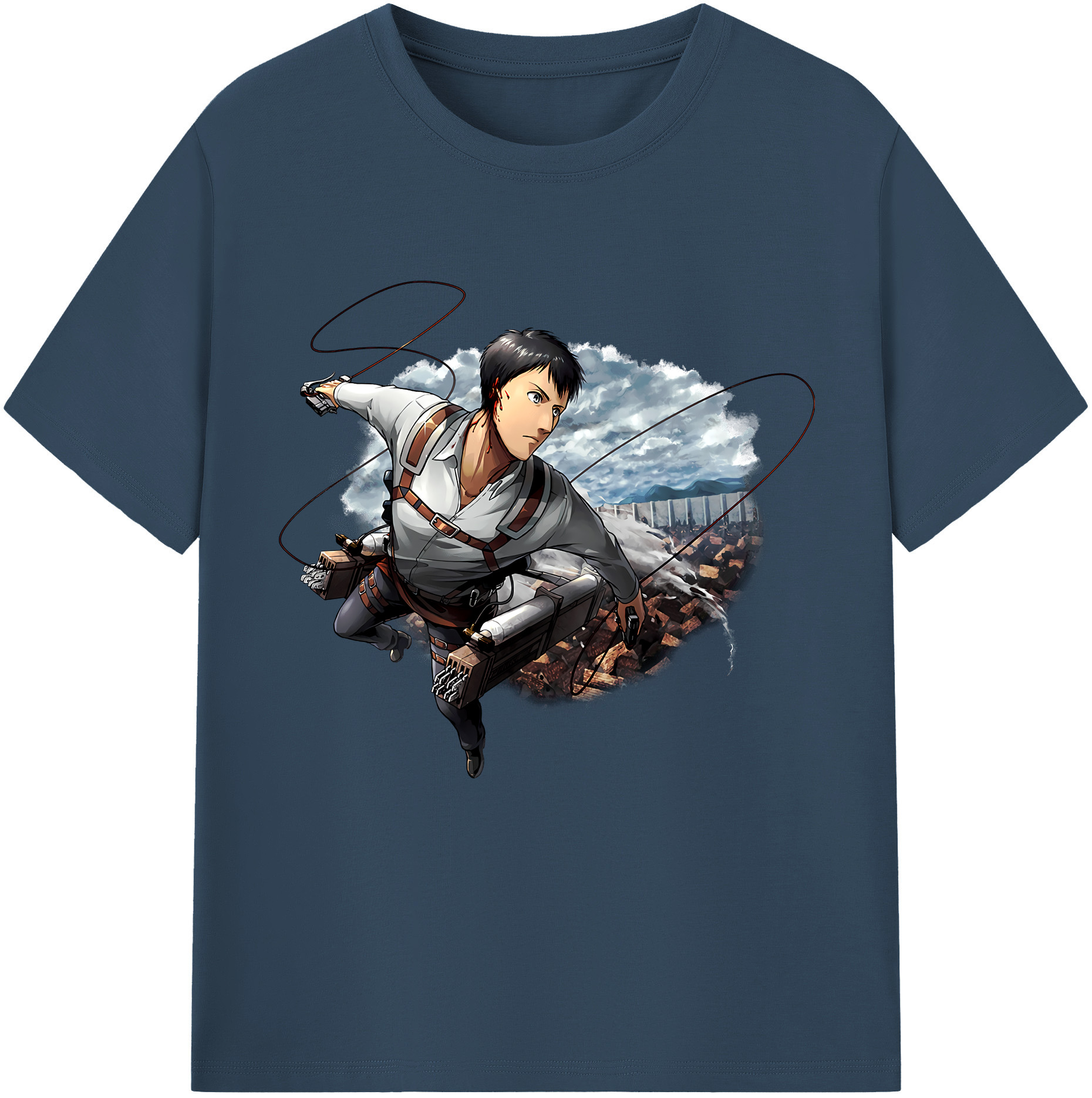 （画像用） 進撃の巨人 ベルトルト・フーバー Attack on Titan Bertholdt Hoover レディースカジュアルプリントTシャツ（綿100％）
