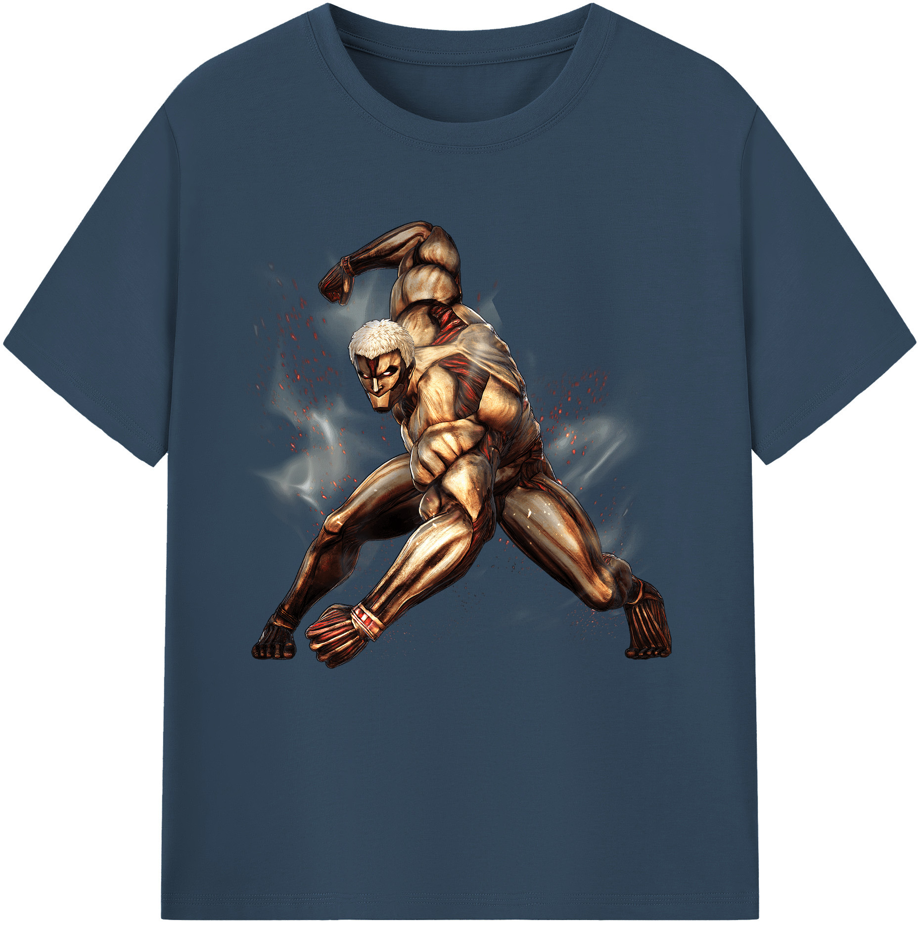 （画像用） 進撃の巨人 Attack on Titan レディースカジュアルプリントTシャツ（綿100％）