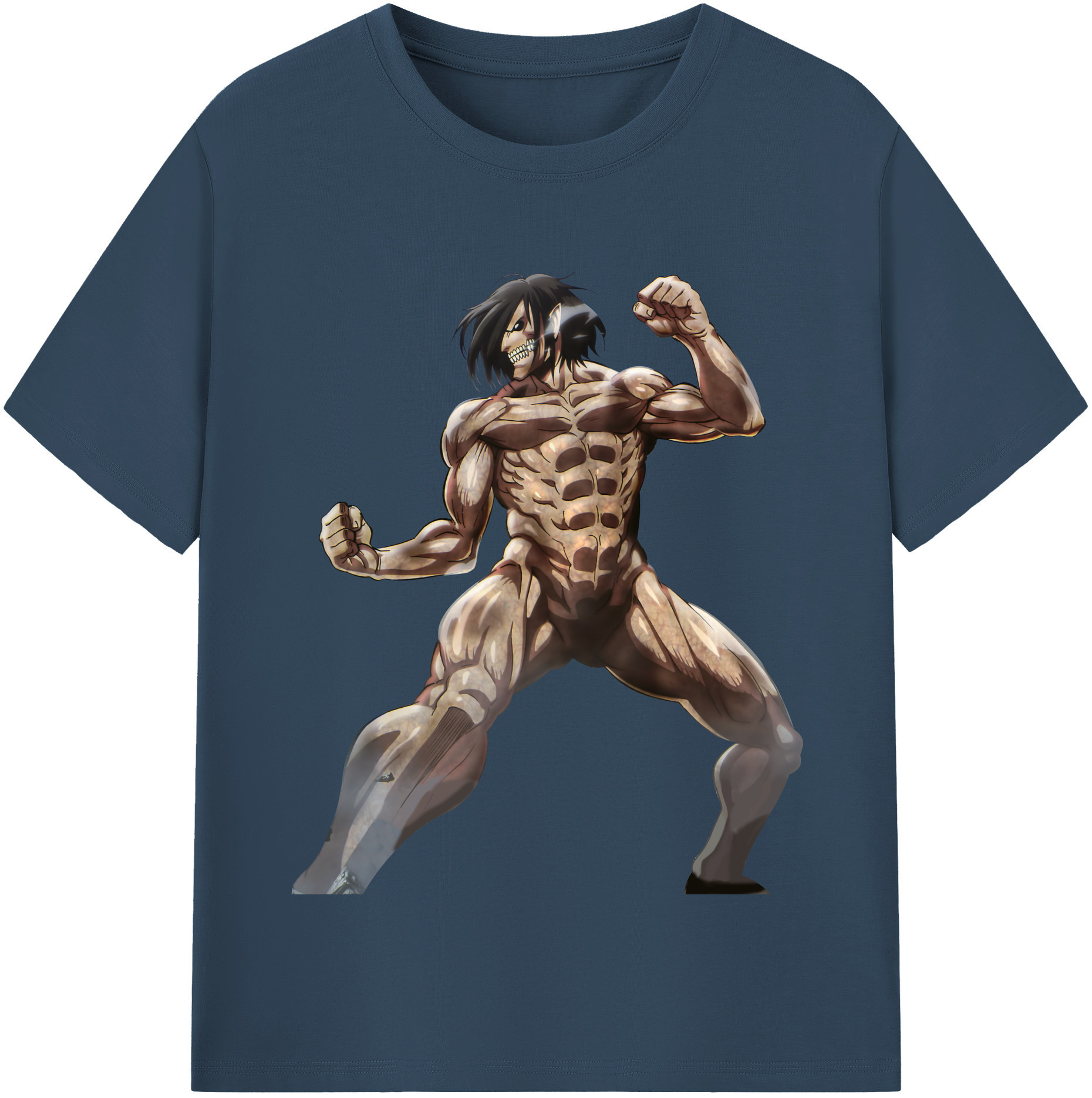 （画像用） 進撃の巨人 Attack on Titan レディースカジュアルプリントTシャツ（綿100％）