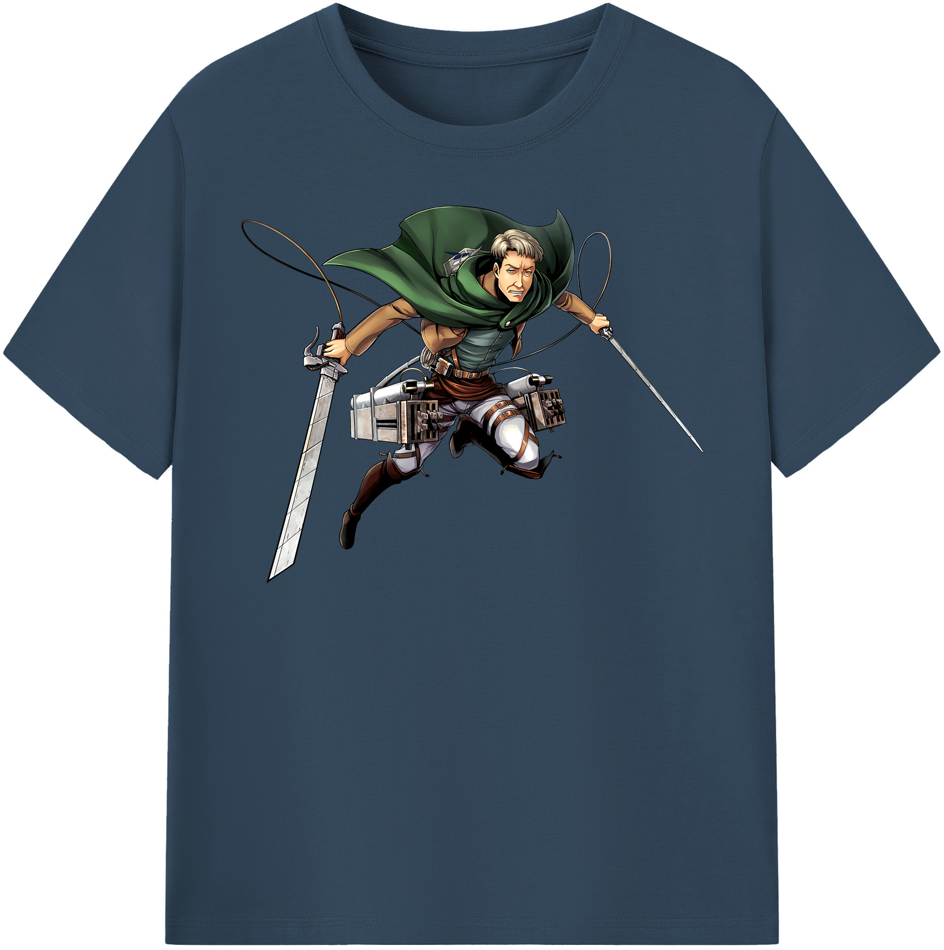 （画像用） 進撃の巨人 Attack on Titan レディースカジュアルプリントTシャツ（綿100％）