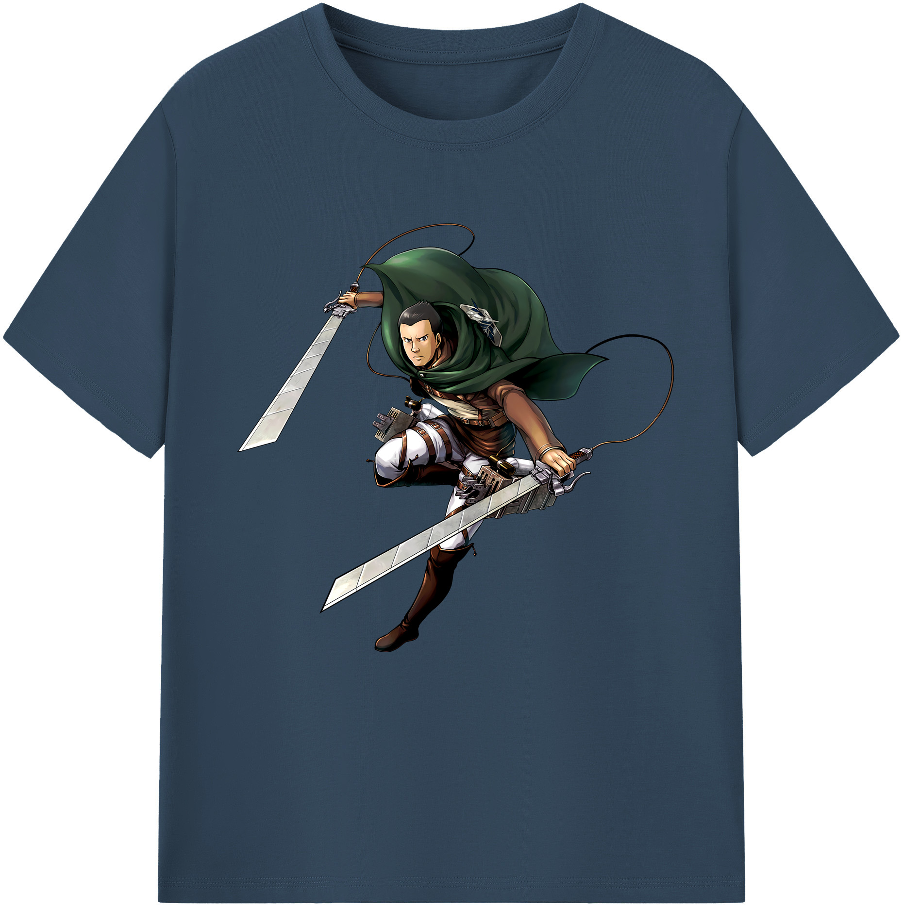 （画像用） 進撃の巨人 Attack on Titan レディースカジュアルプリントTシャツ（綿100％）