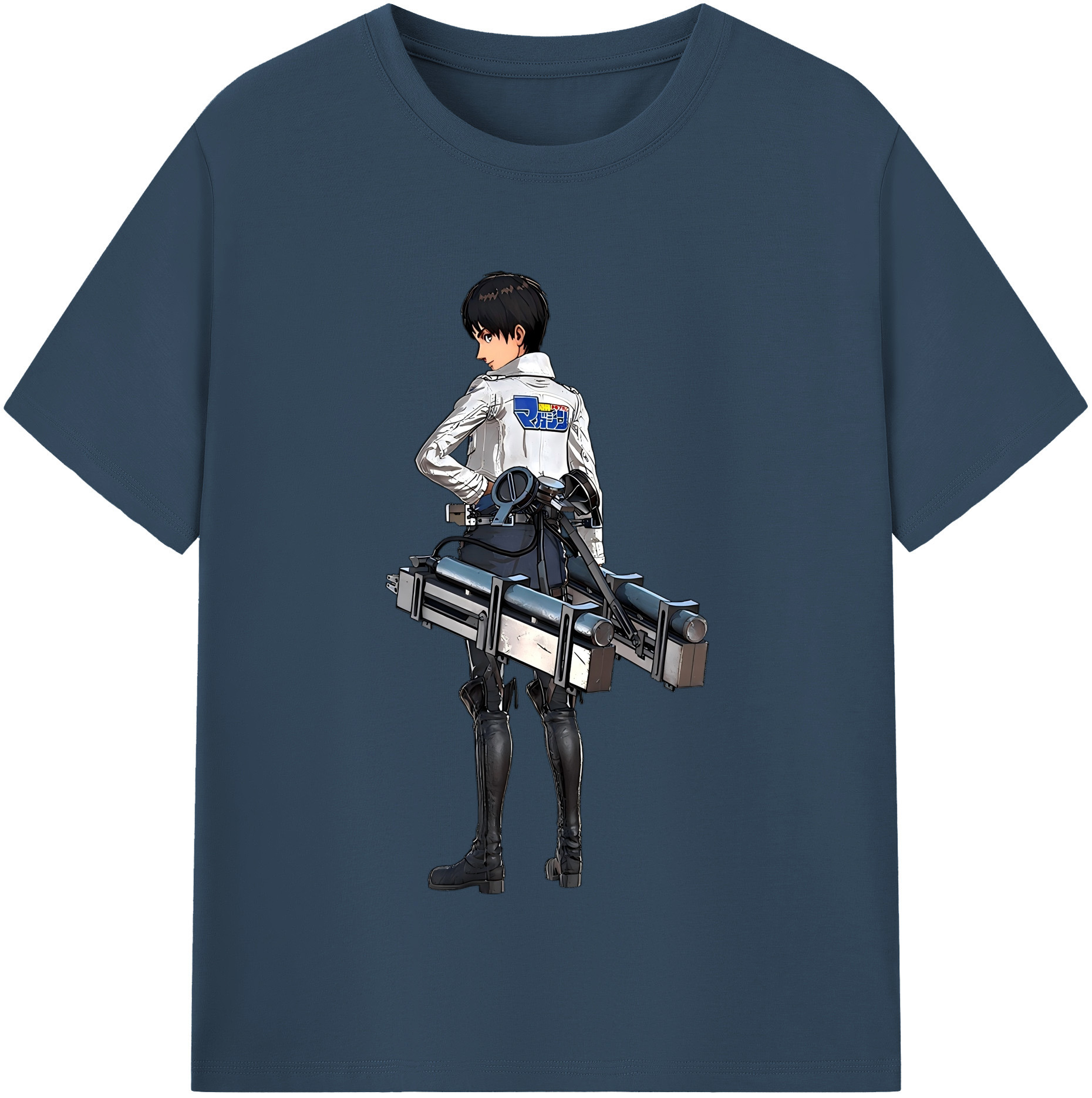 （画像用） 進撃の巨人 エレン･イェーガー Attack on Titan Eren Jäger レディースカジュアルプリントTシャツ（綿100％）