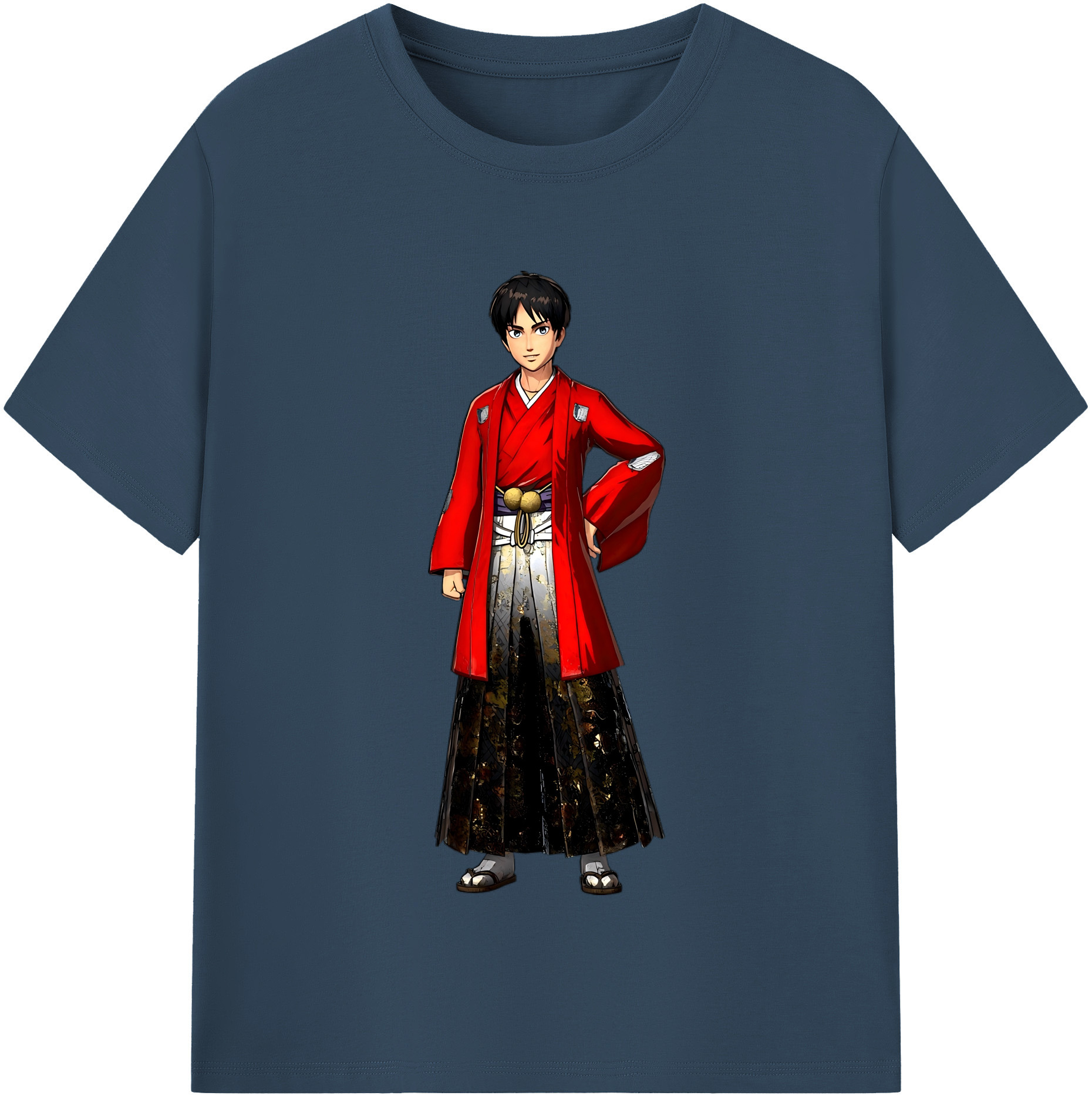 （画像用） 進撃の巨人 エレン･イェーガー Attack on Titan Eren Jäger レディースカジュアルプリントTシャツ（綿100％）