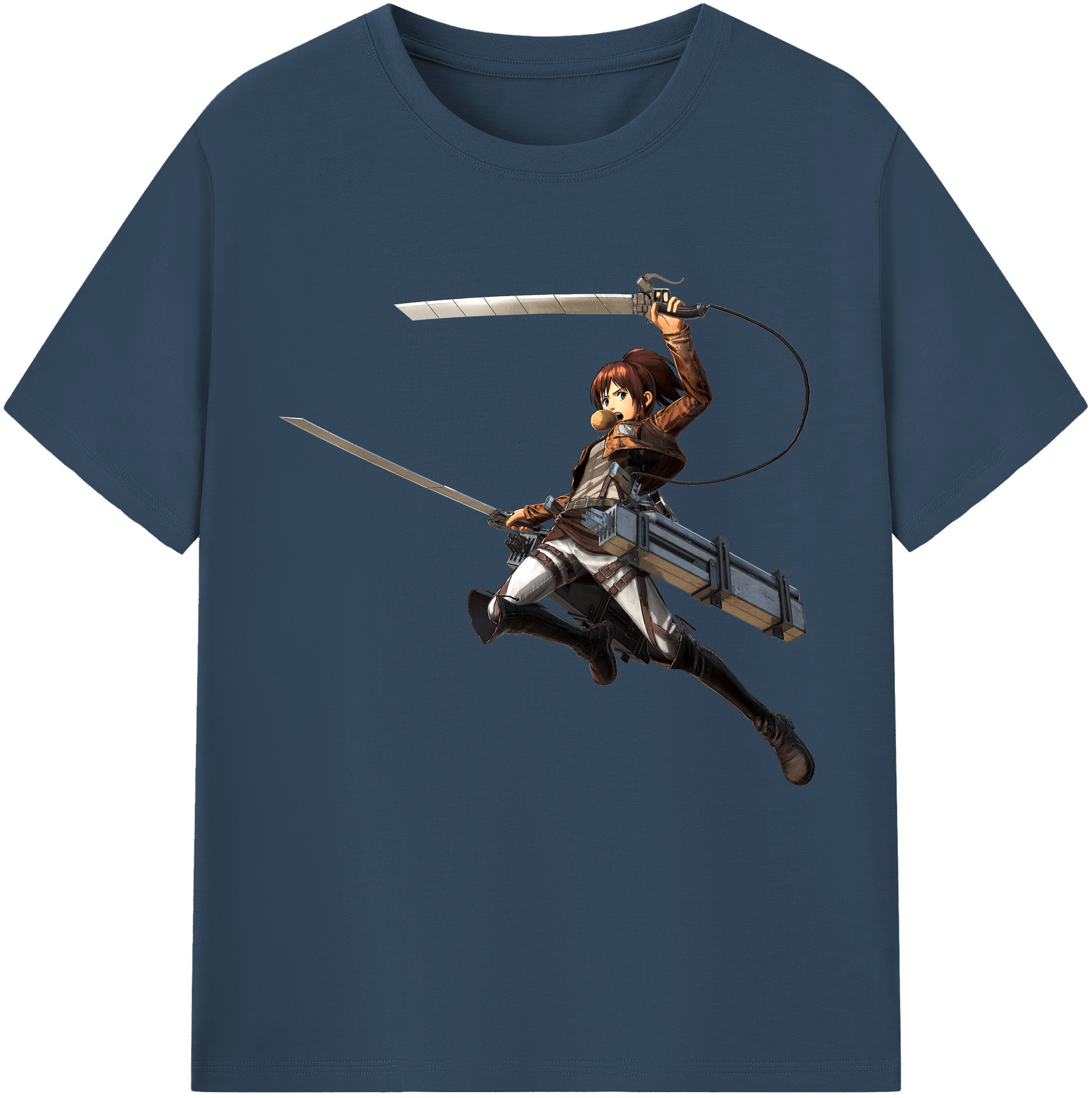 （画像用） 進撃の巨人 サシャ·ブラウス Attack on Titan Sasha Blaus レディースカジュアルプリントTシャツ（綿100％）