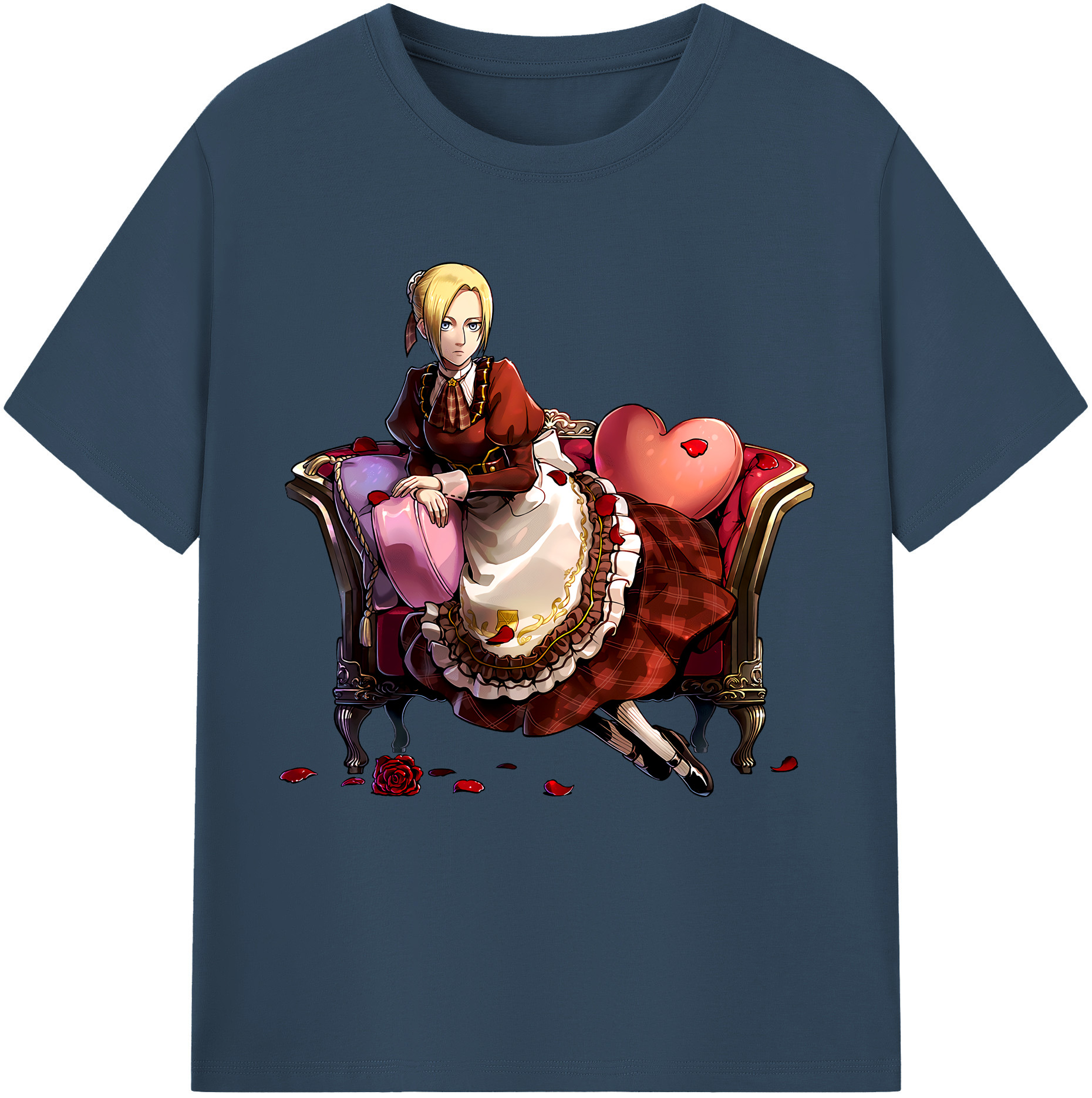 （画像用） 進撃の巨人 アニ・レオンハート Attack on Titan Annie Leonhart レディースカジュアルプリントTシャツ（綿100％）