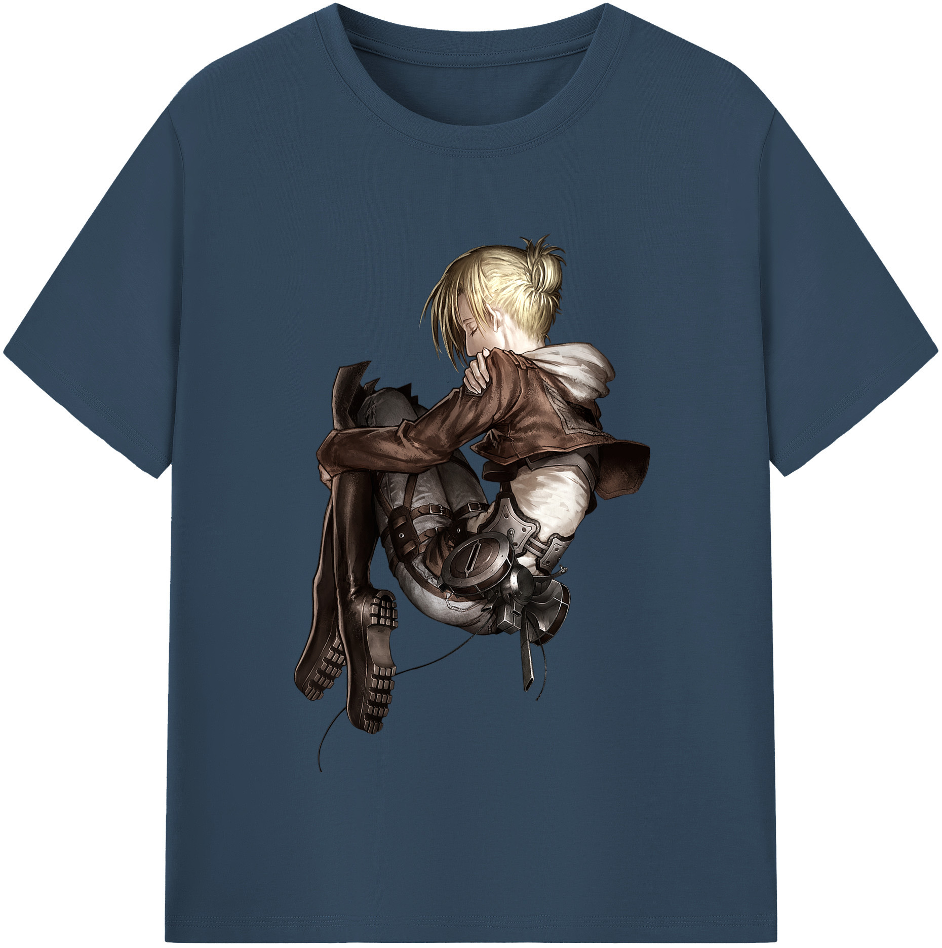 （画像用） 進撃の巨人 アニ・レオンハート Attack on Titan Annie Leonhart レディースカジュアルプリントTシャツ（綿100％）