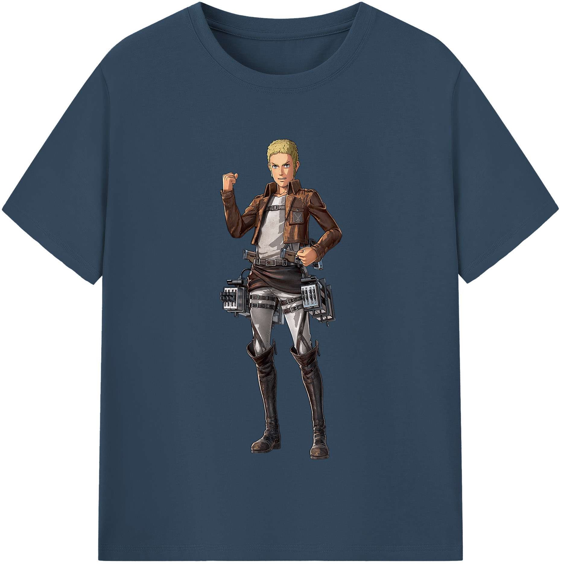 （画像用） 進撃の巨人 ライナー・ブラウン Attack on Titan Reiner Braun レディースカジュアルプリントTシャツ（綿100％）