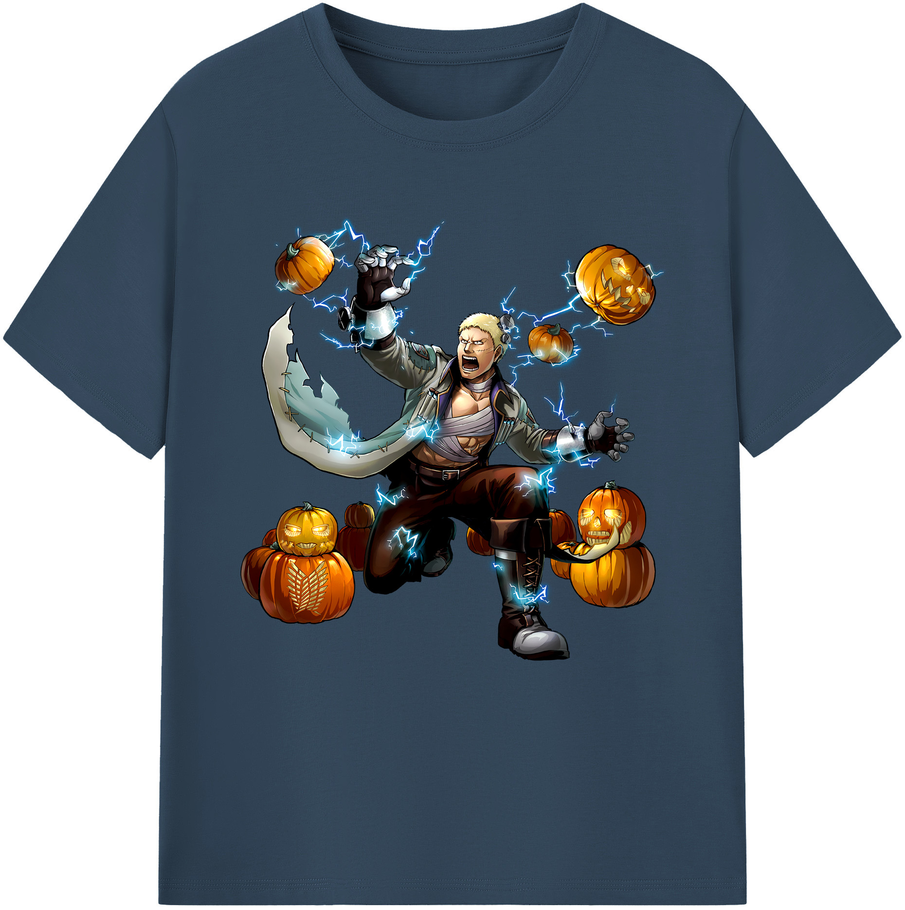 （画像用） 進撃の巨人 ライナー・ブラウン Attack on Titan Reiner Braun レディースカジュアルプリントTシャツ（綿100％）