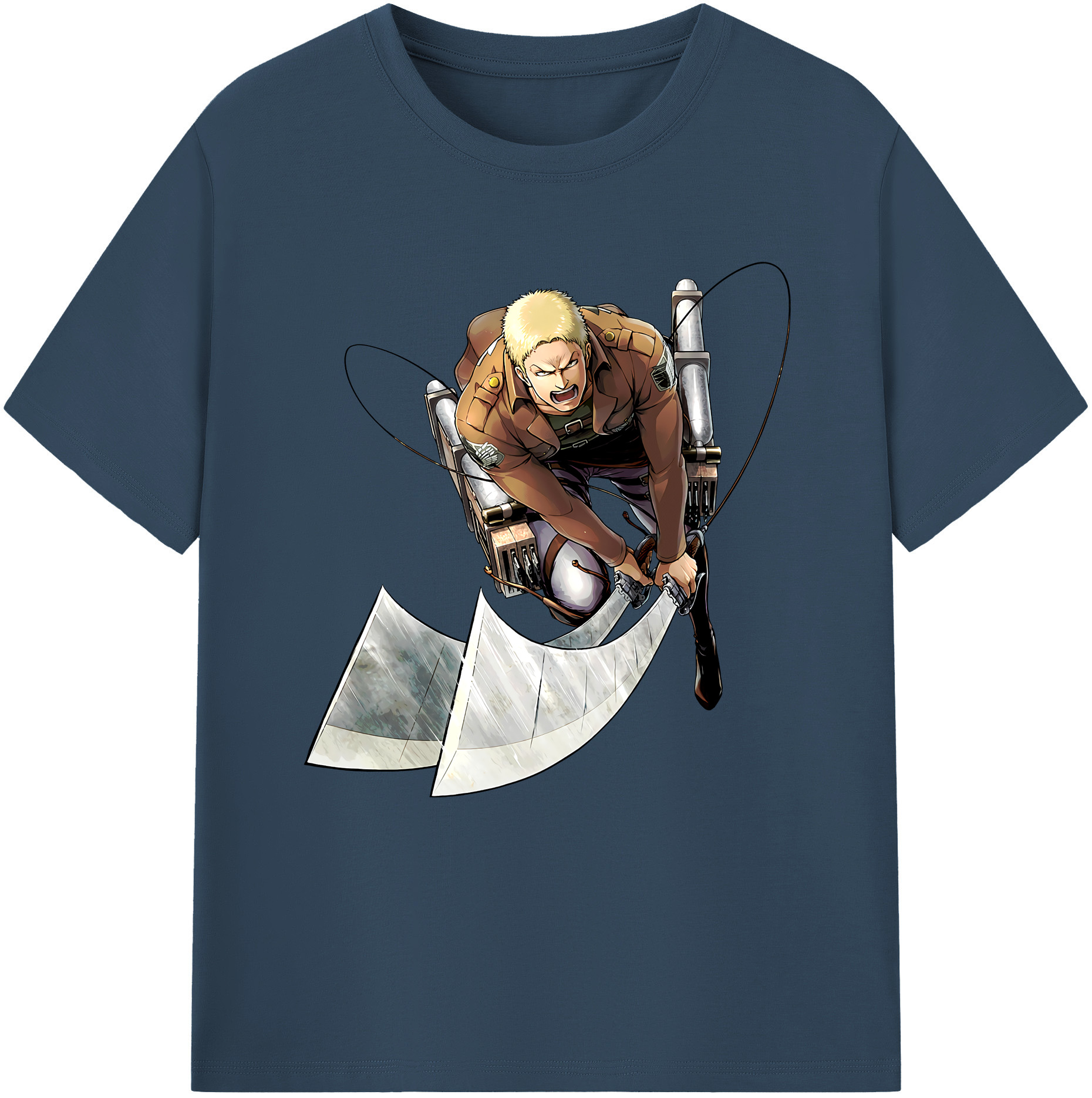 （画像用） 進撃の巨人 ライナー・ブラウン Attack on Titan Reiner Braun レディースカジュアルプリントTシャツ（綿100％）