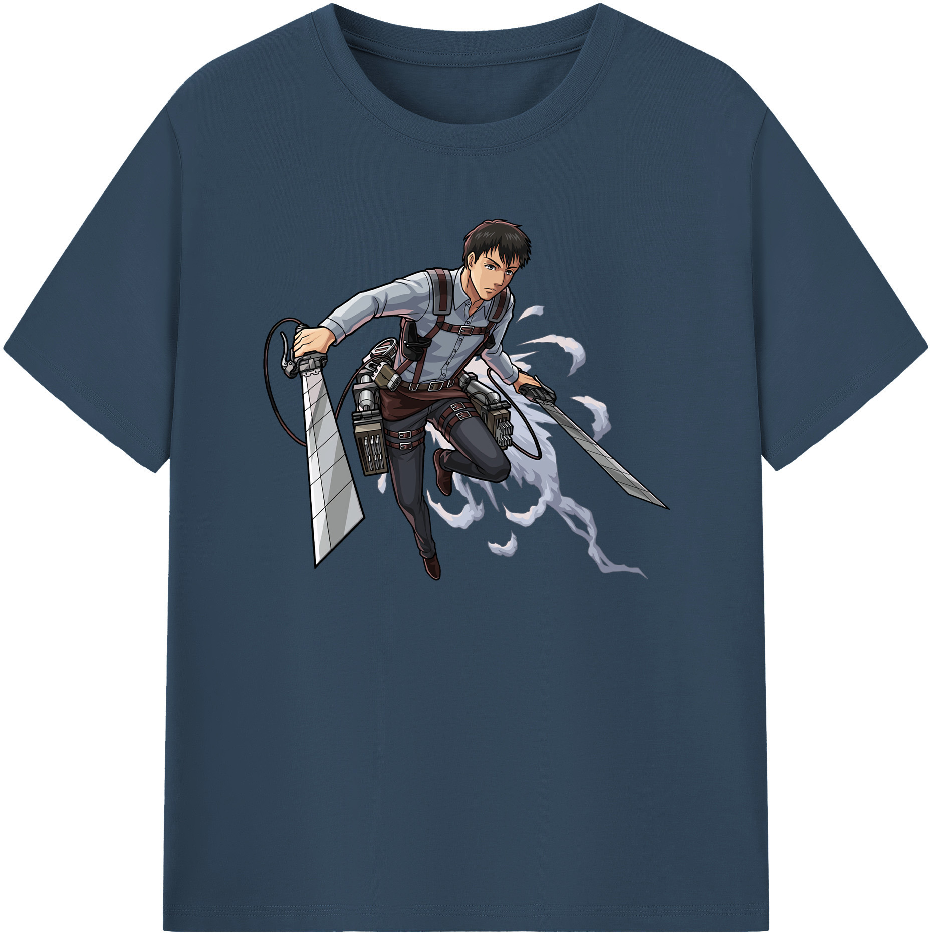 （画像用） 進撃の巨人 ベルトルト・フーバー Attack on Titan Bertholdt Hoover レディースカジュアルプリントTシャツ（綿100％）