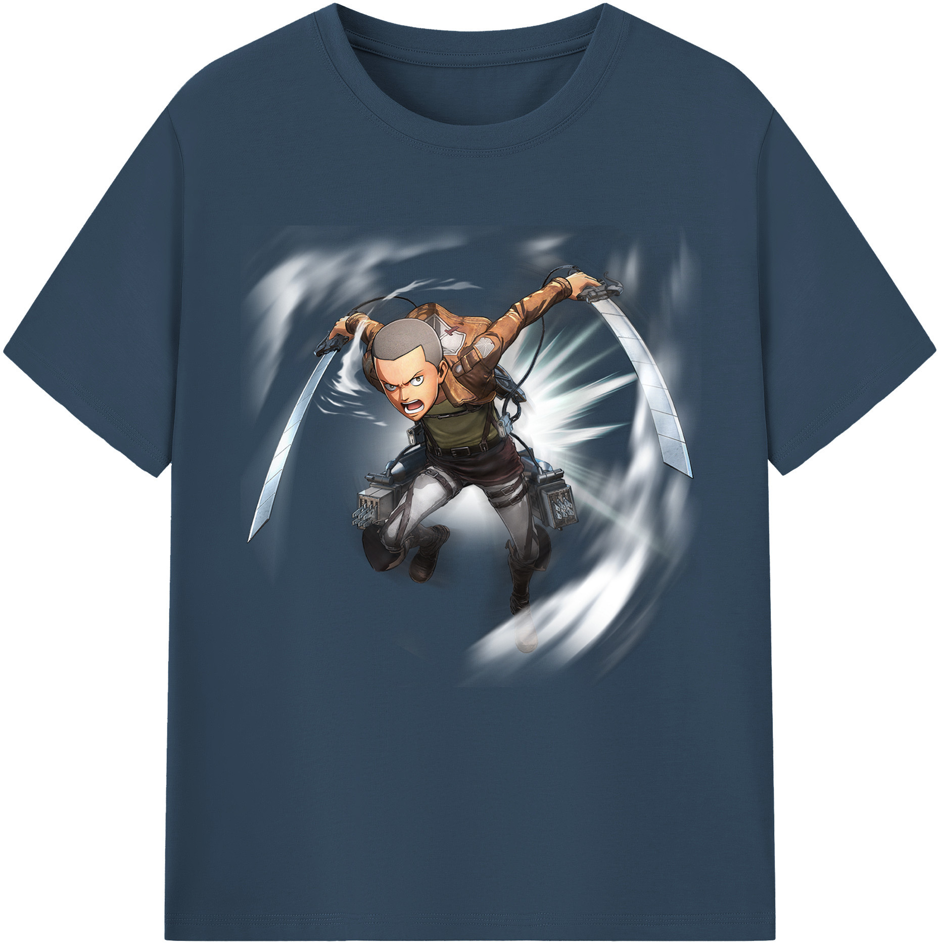 （画像用） 進撃の巨人 コニー·スプリンガー Attack on Titan Connie Springer レディースカジュアルプリントTシャツ（綿100％）