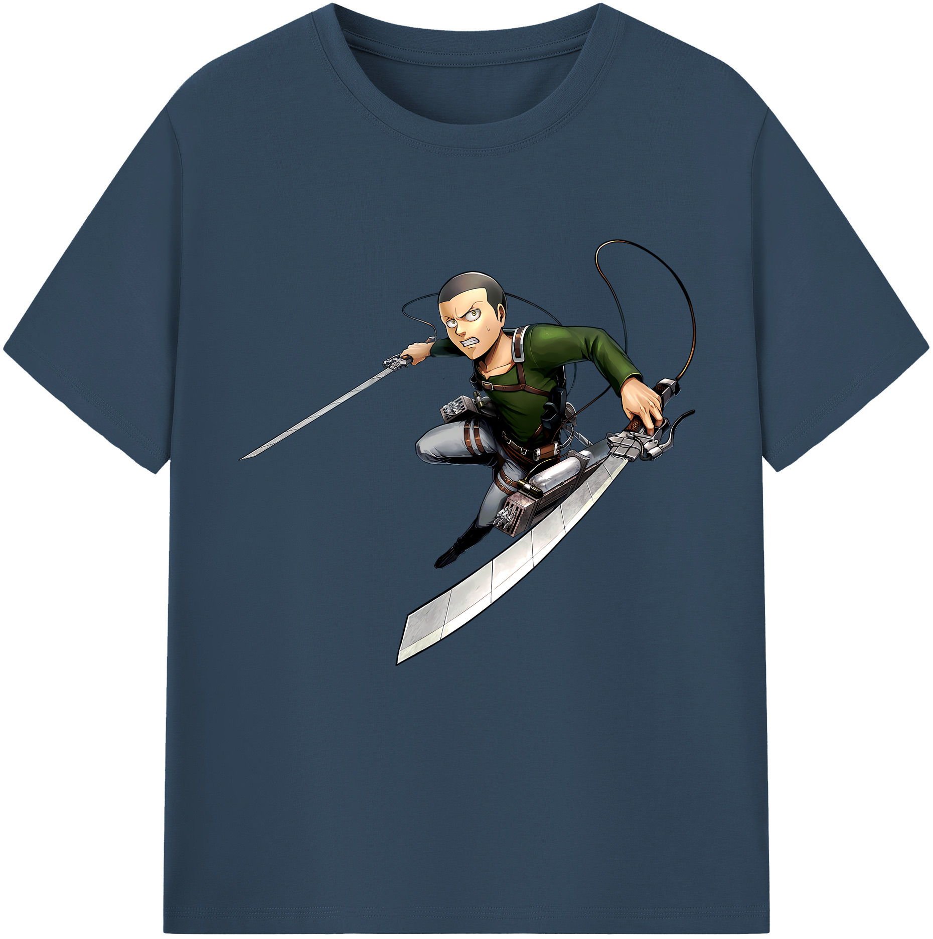 （画像用） 進撃の巨人 コニー·スプリンガー Attack on Titan Connie Springer レディースカジュアルプリントTシャツ（綿100％）