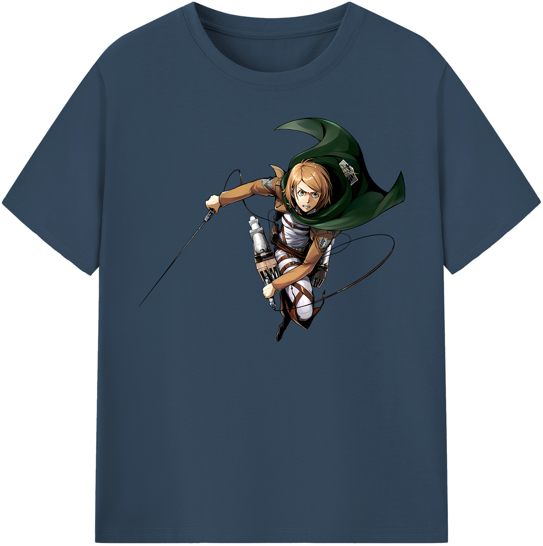 （画像用） 進撃の巨人 ペトラ·ラル Attack on Titan Petra Rall レディースカジュアルプリントTシャツ（綿100％）