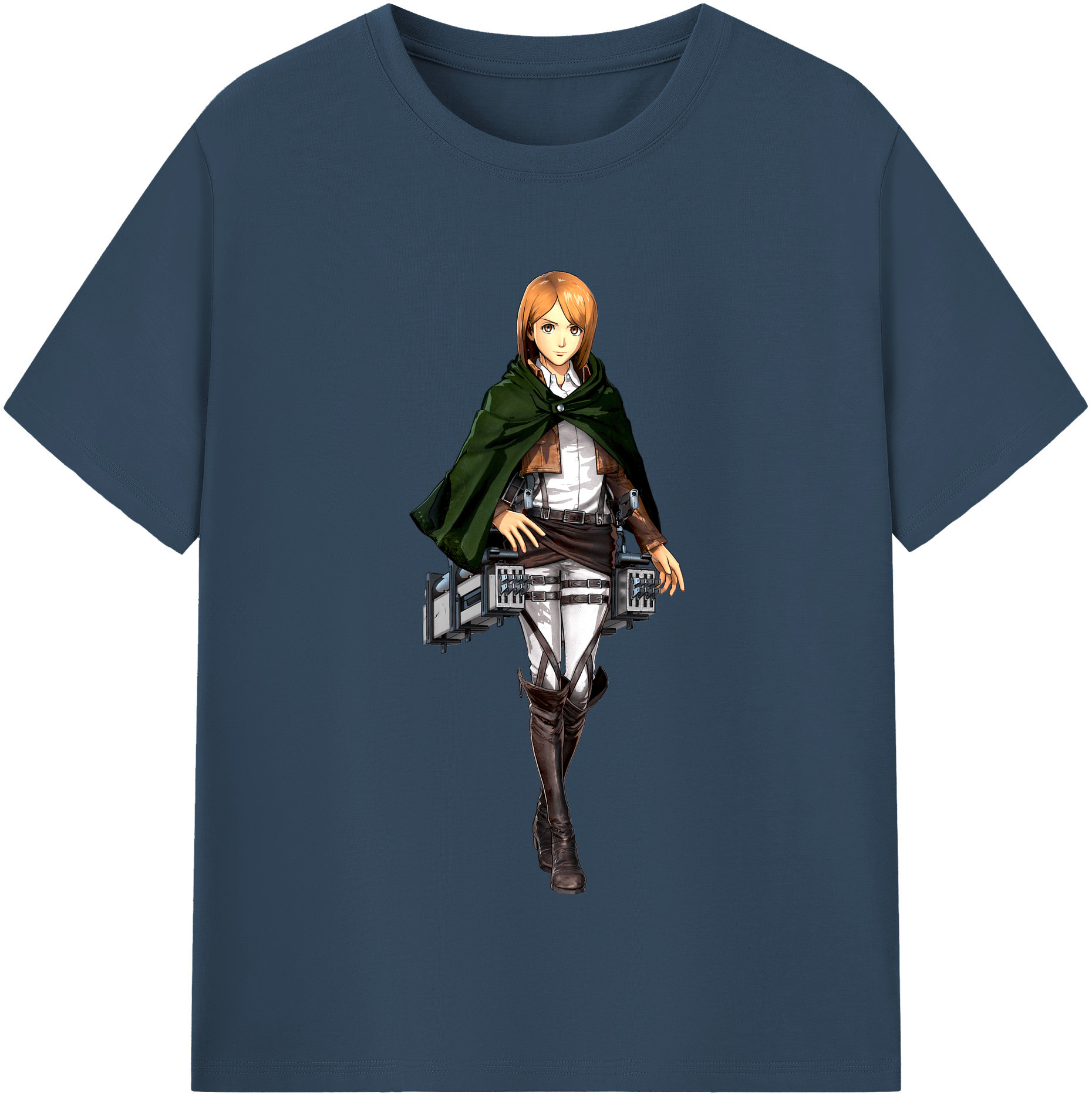 （画像用） 進撃の巨人 ペトラ·ラル Attack on Titan Petra Rall レディースカジュアルプリントTシャツ（綿100％）