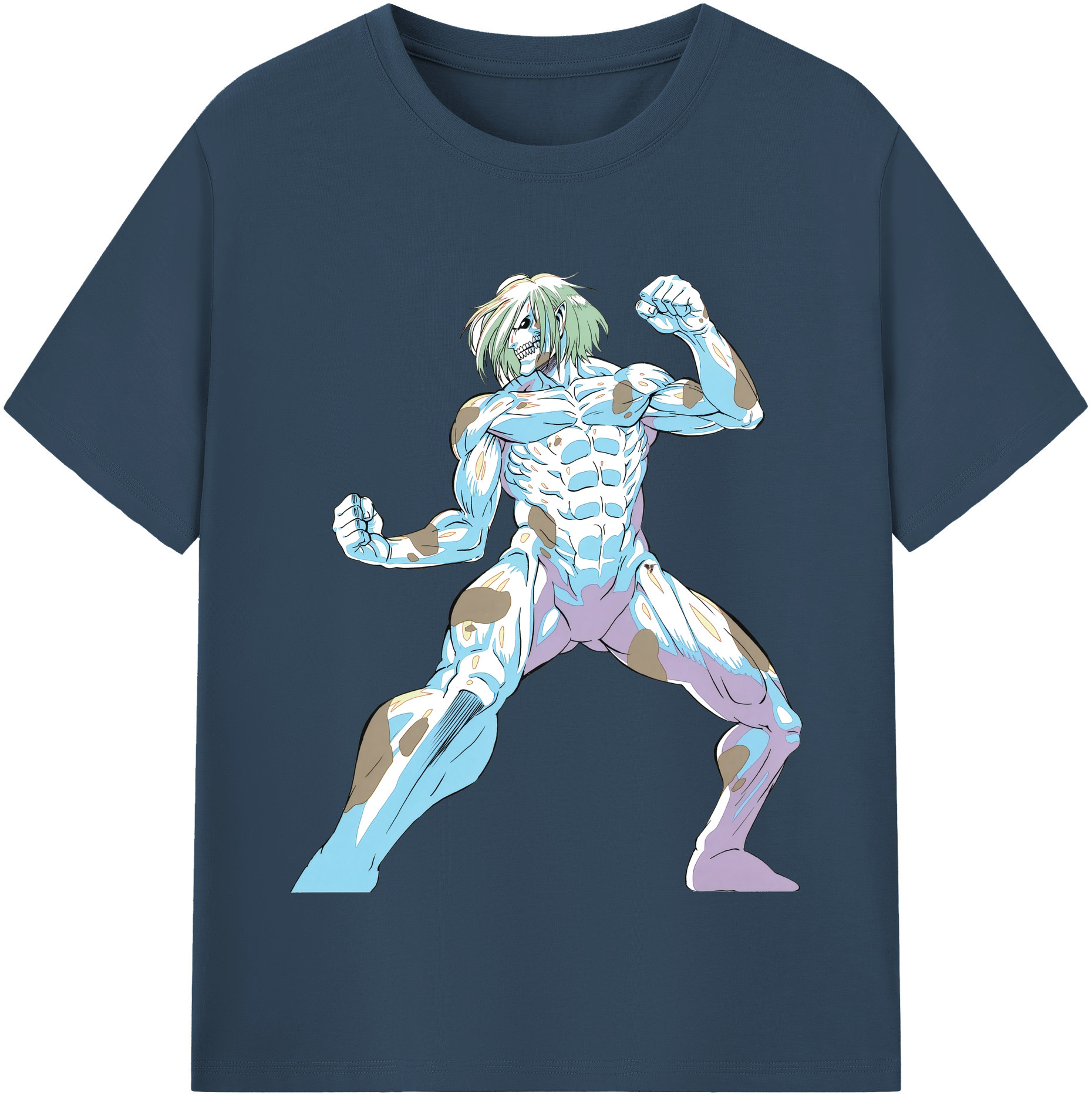 （画像用） 進撃の巨人 Attack on Titan レディースカジュアルプリントTシャツ（綿100％）