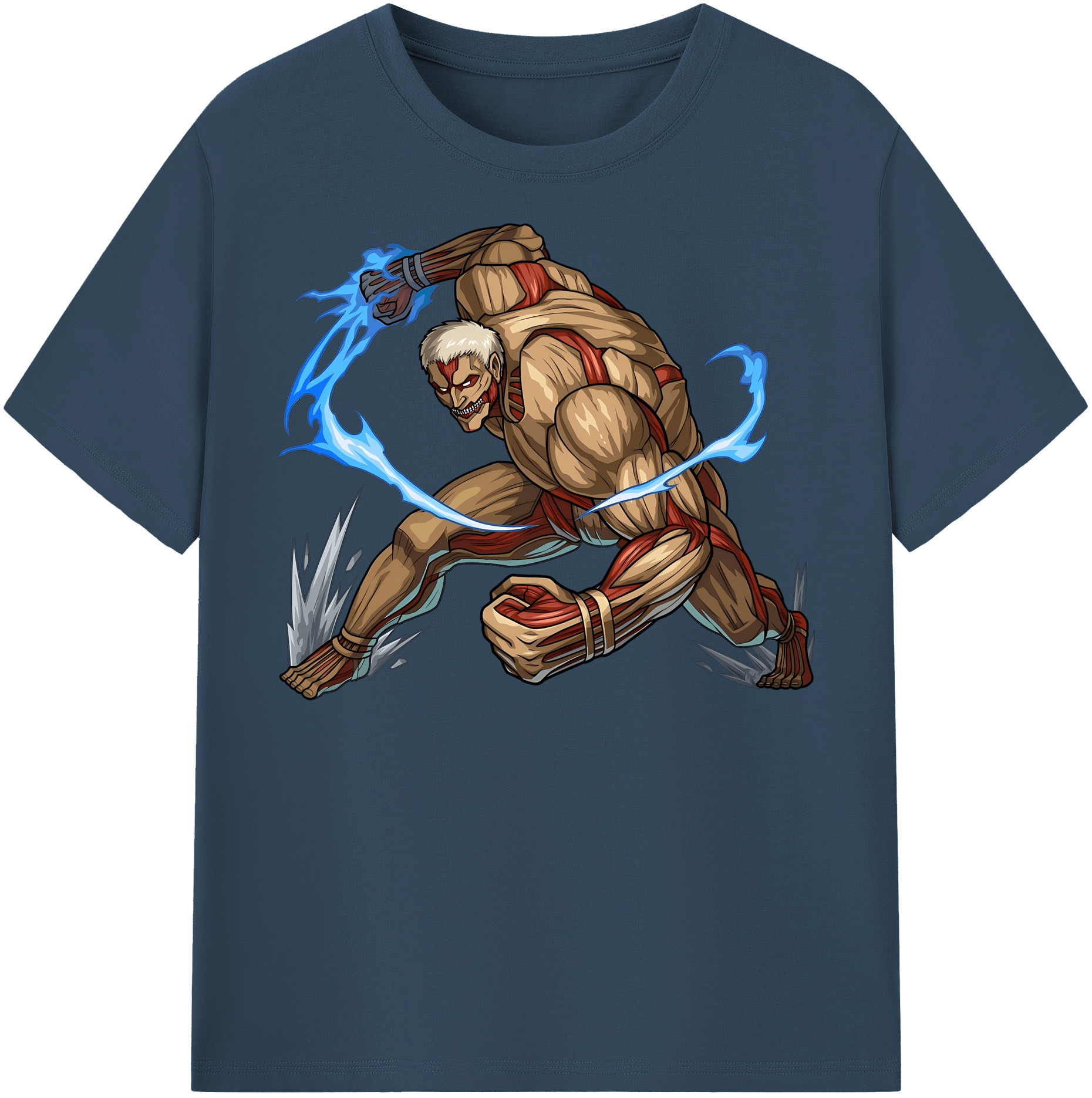 （画像用） 進撃の巨人 Attack on Titan レディースカジュアルプリントTシャツ（綿100％）