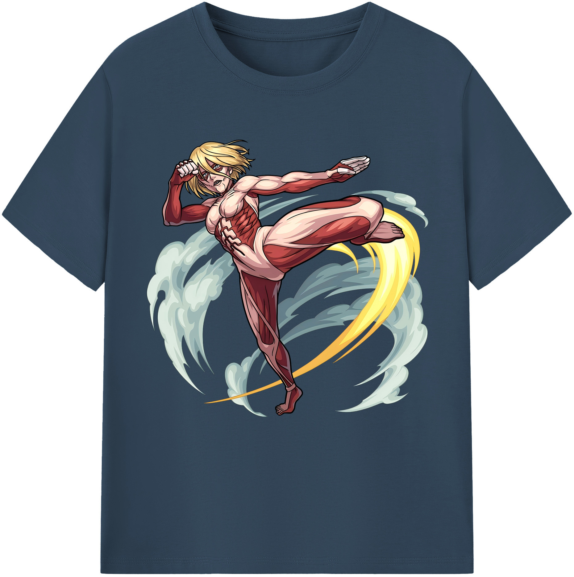 （画像用） 進撃の巨人 Attack on Titan レディースカジュアルプリントTシャツ（綿100％）